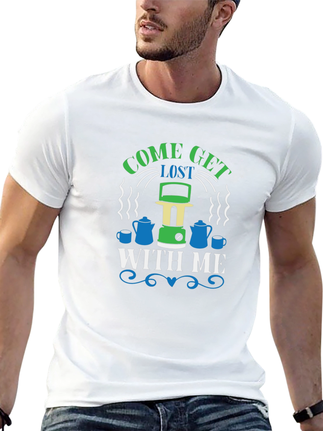 Come Get Lost With Me Camping Graphic T-Shirt
