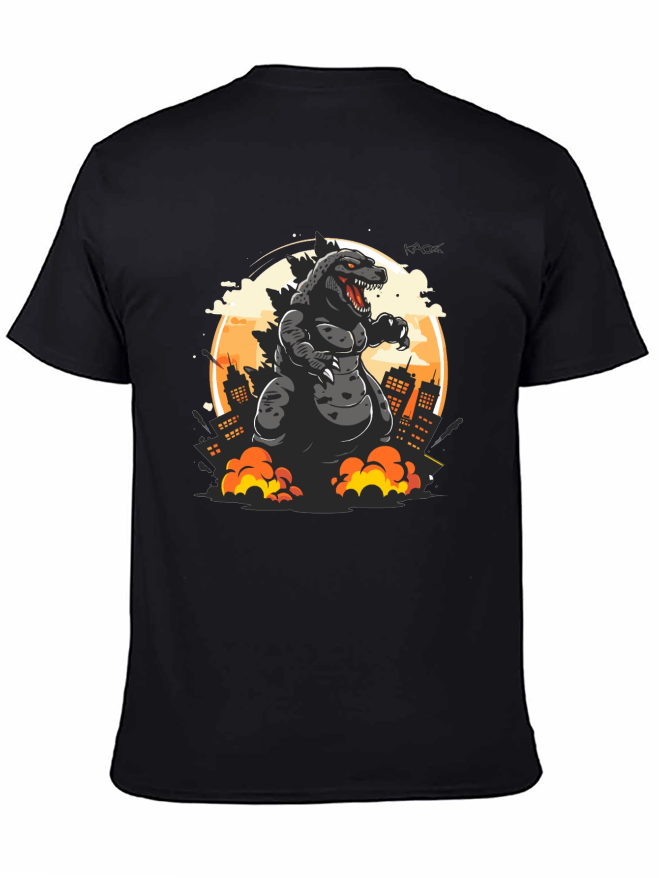 Godzilla T-Shirt: Monster City Attack Graphic Tee