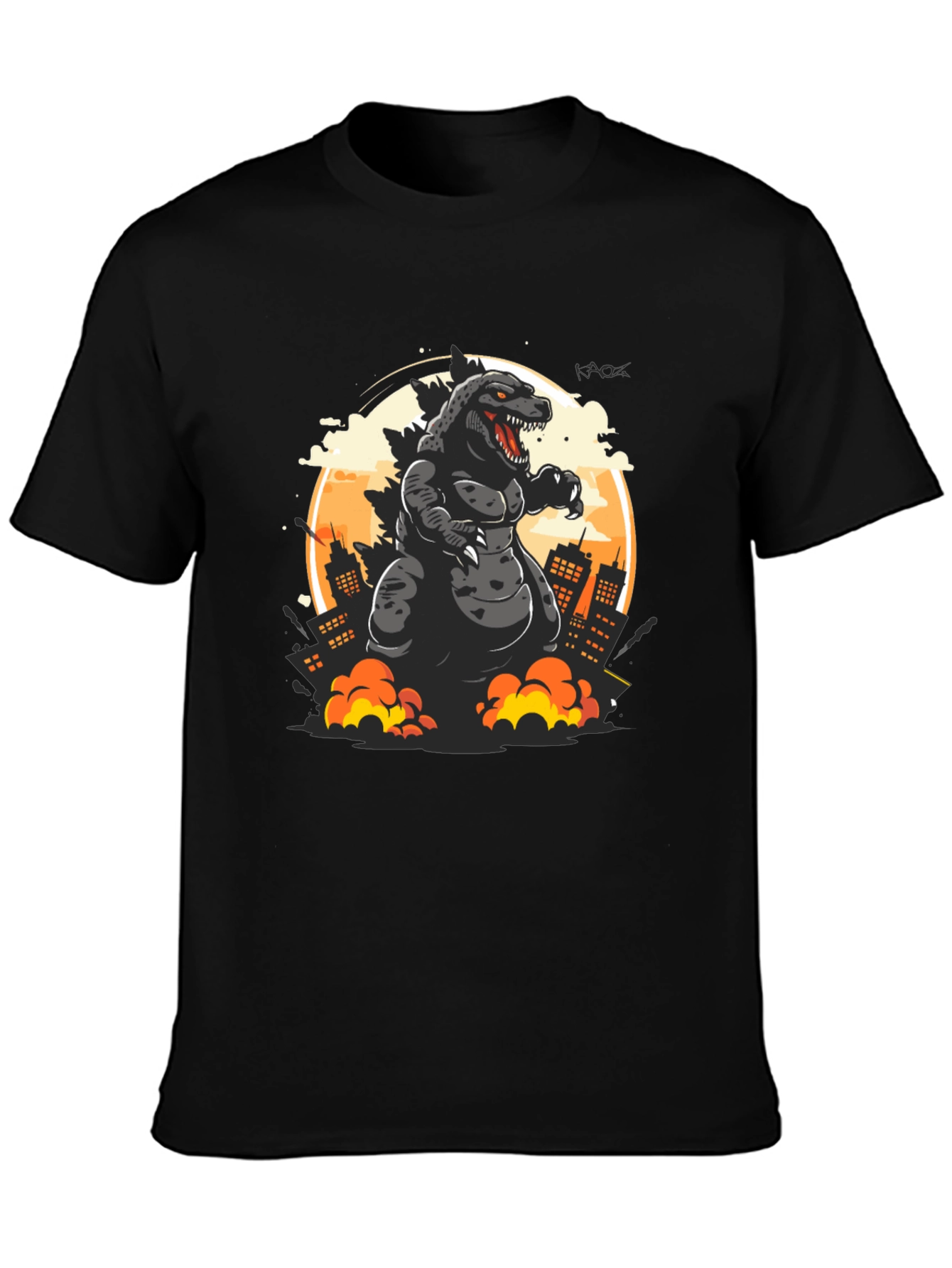 Godzilla T-Shirt: Monster City Attack Graphic Tee