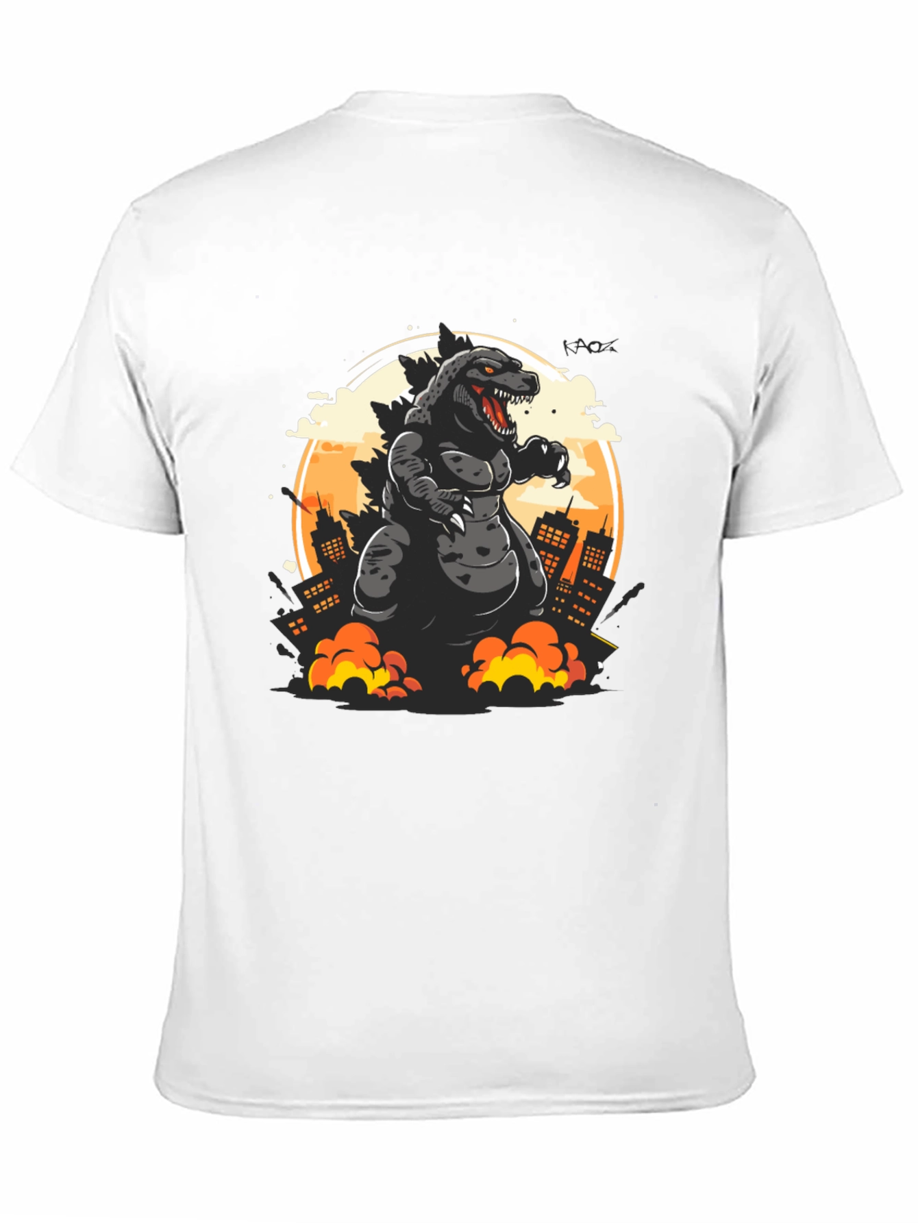 Godzilla T-Shirt: Monster City Attack Graphic Tee