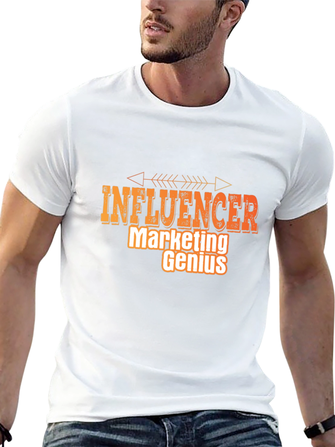 Influencer Marketing Genius Graphic Tee - Black