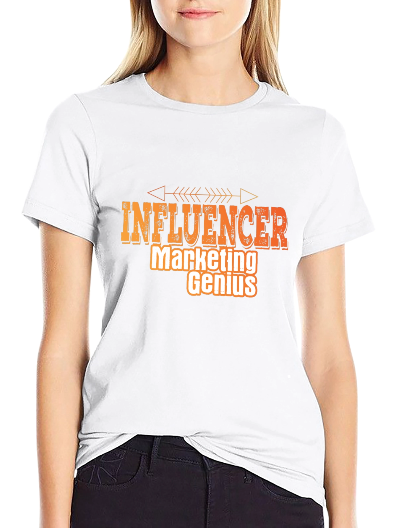 Influencer Marketing Genius Graphic Tee - Black