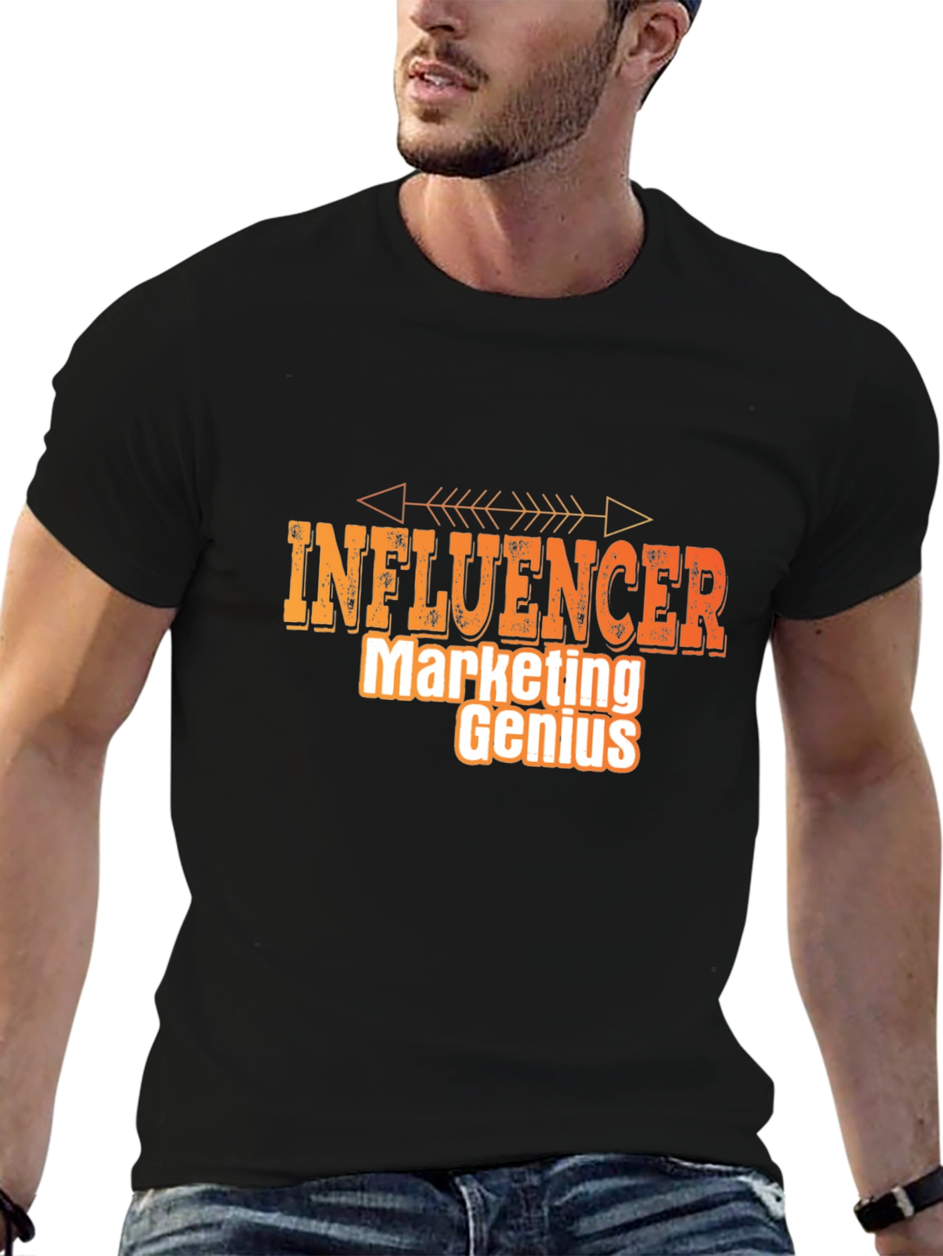 Influencer Marketing Genius Graphic Tee - Black