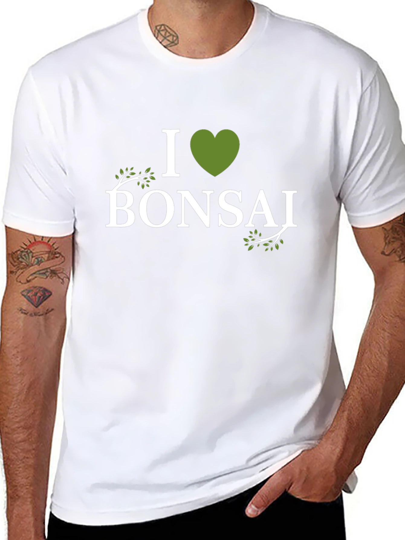 I Heart Bonsai T-Shirt - Plant Lover Tee
