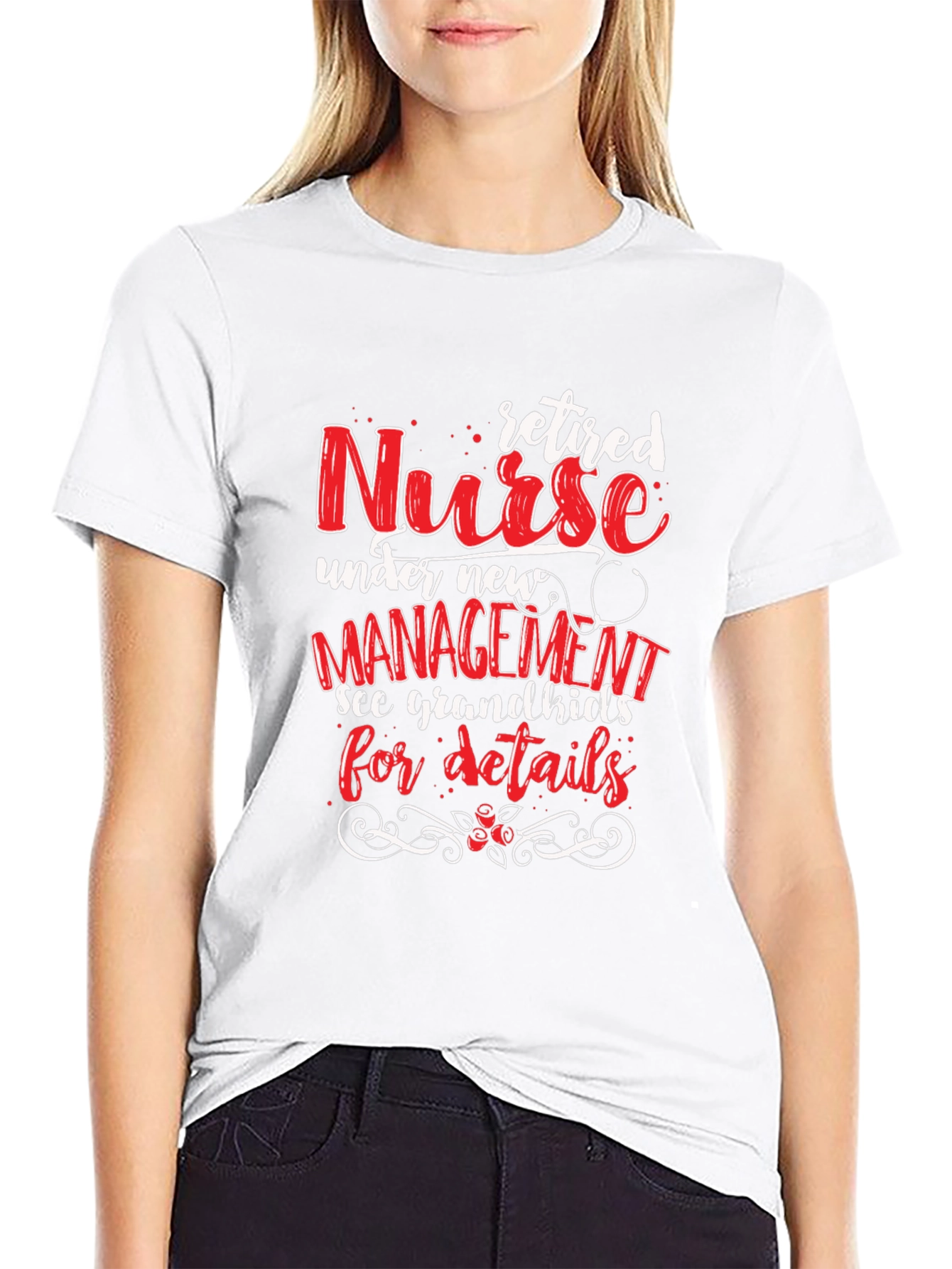 Retired Nurse T-Shirt: Grandkids Management