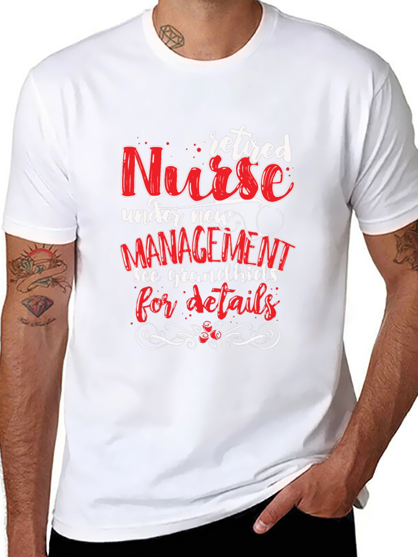 Retired Nurse T-Shirt: Grandkids Management