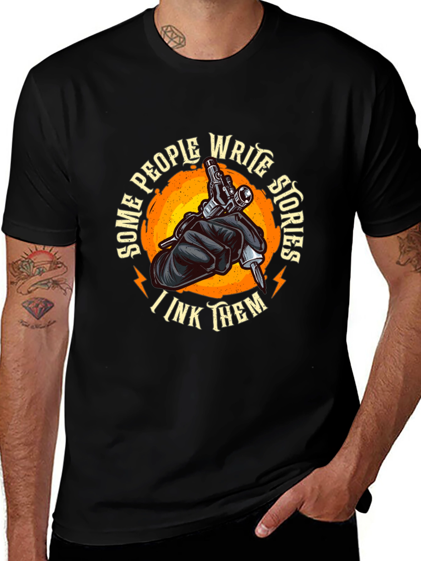 Ink Artist Graphic Tee - Tattoo Lover T-Shirt