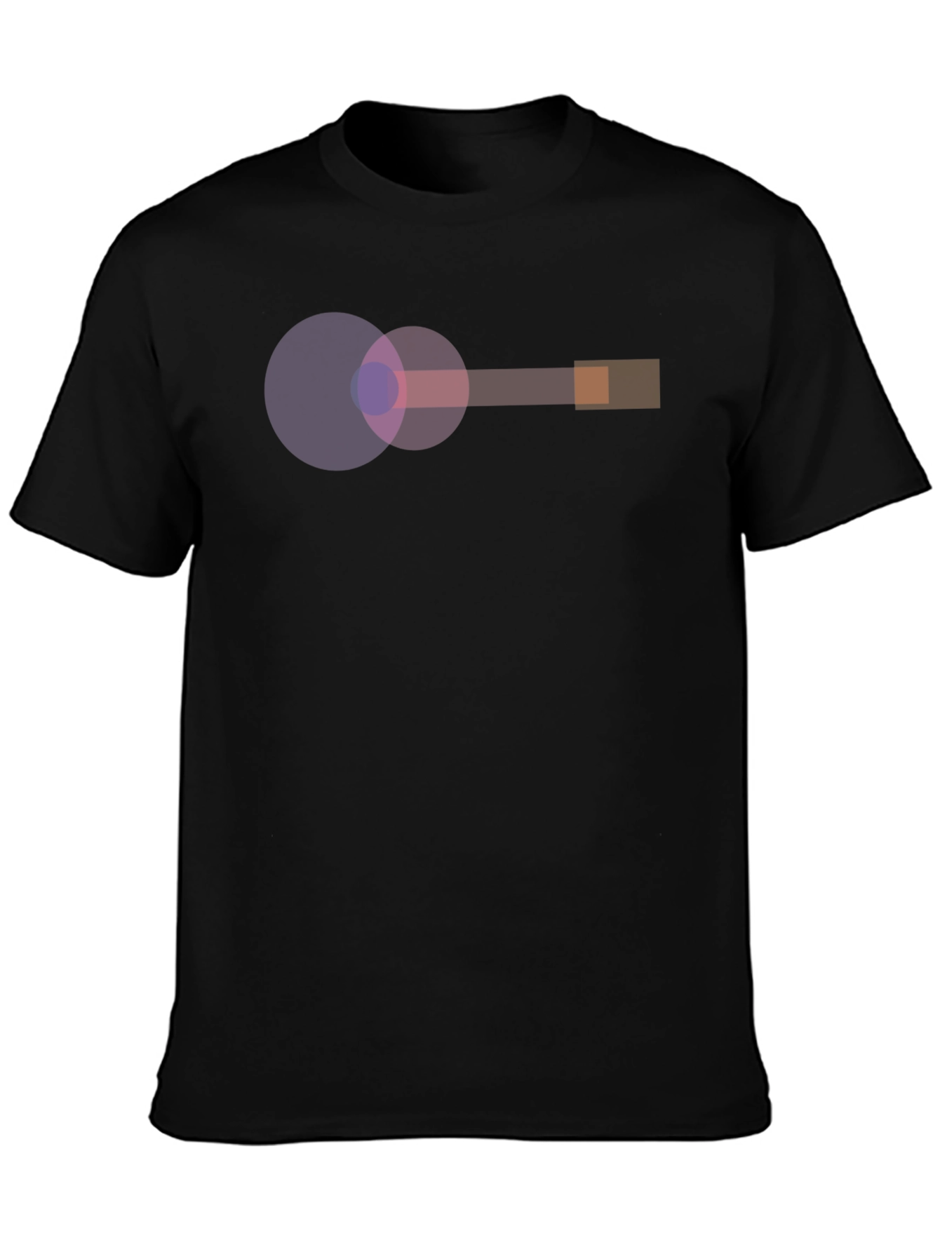 Abstract Graphic Black Tee