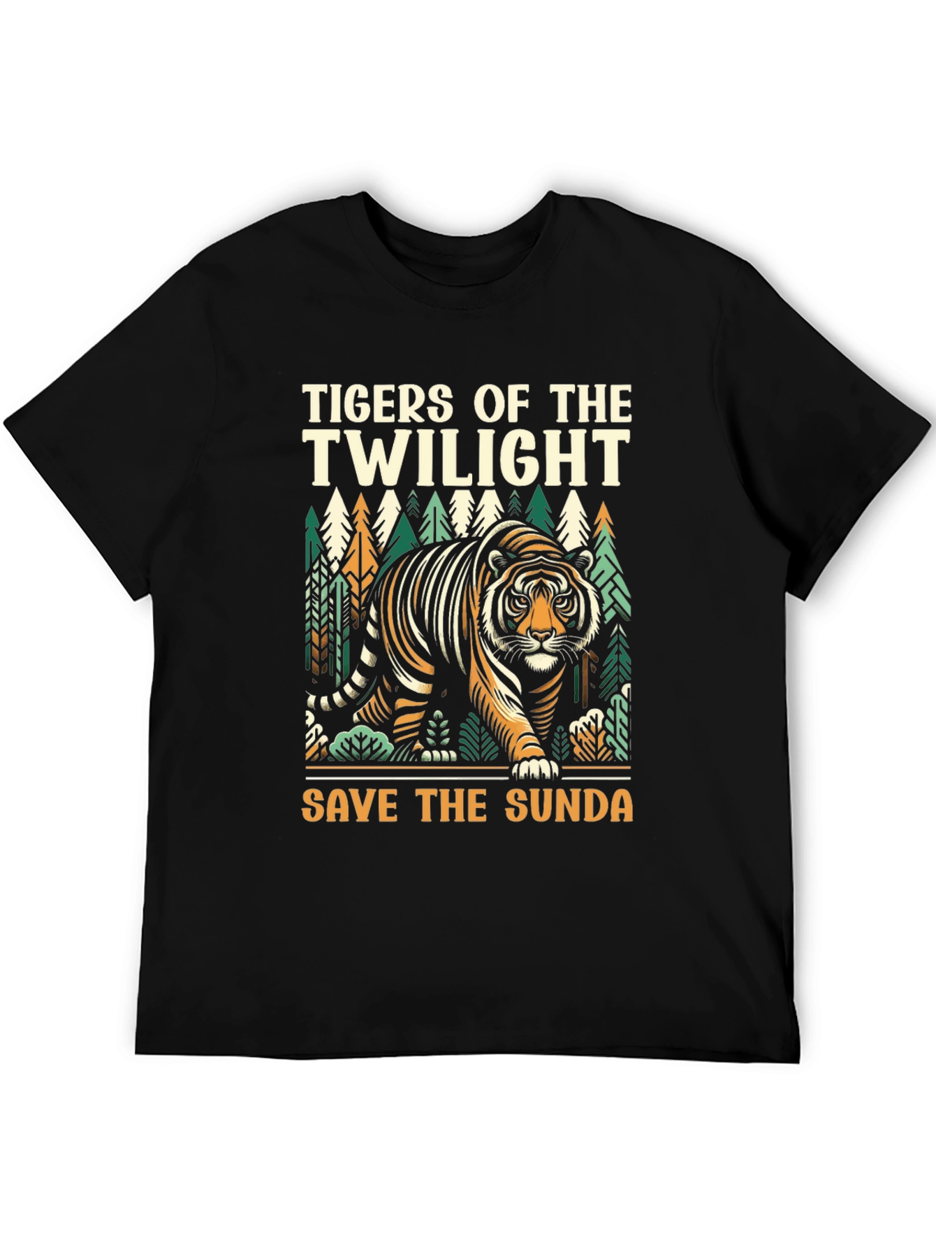 Tigers of the Twilight Save the Sunda Graphic Tee