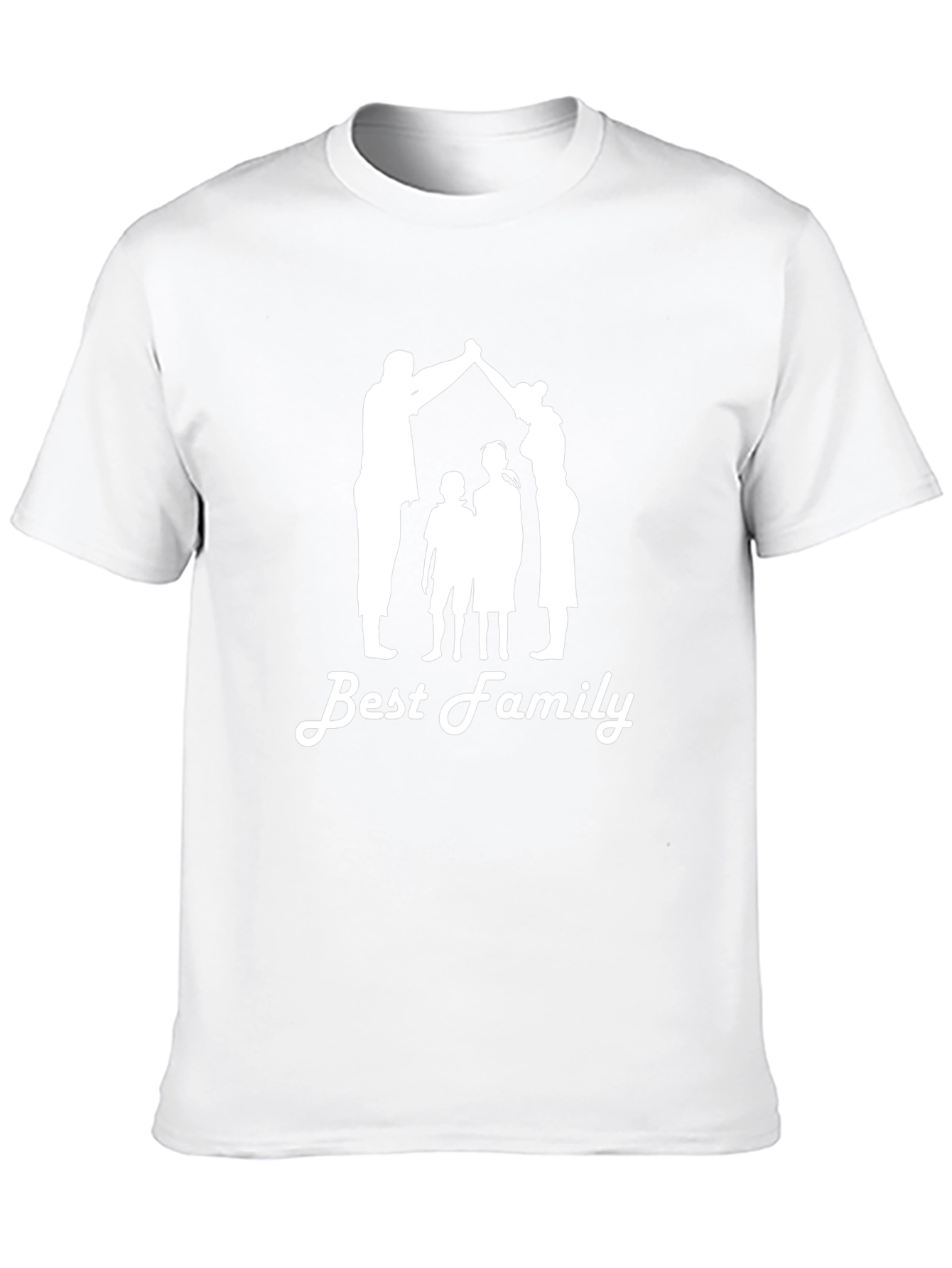 Best Family Graphic Print Black T-Shirt