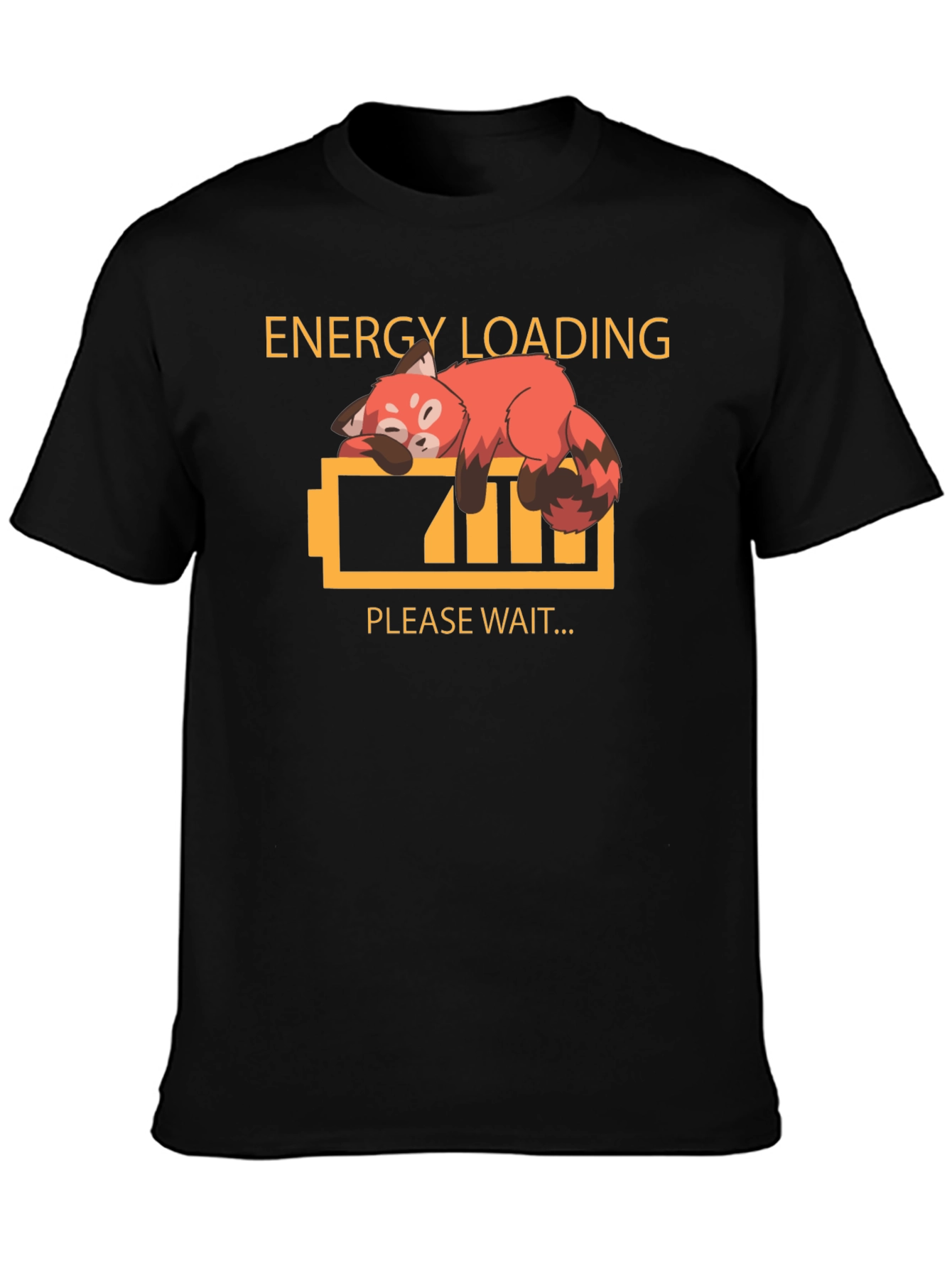 Energy Loading Red Panda Graphic T-Shirt