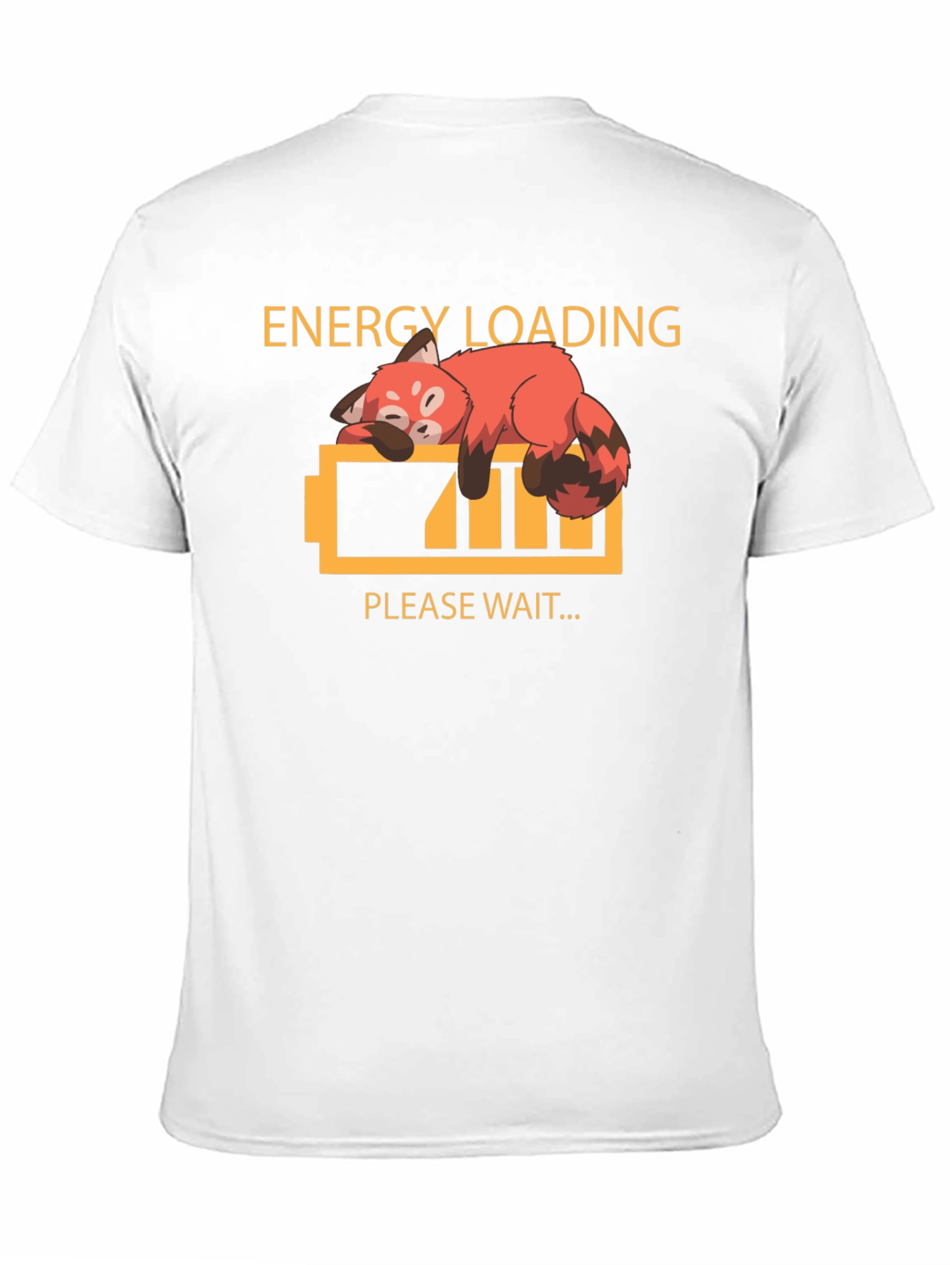 Energy Loading Red Panda Graphic T-Shirt