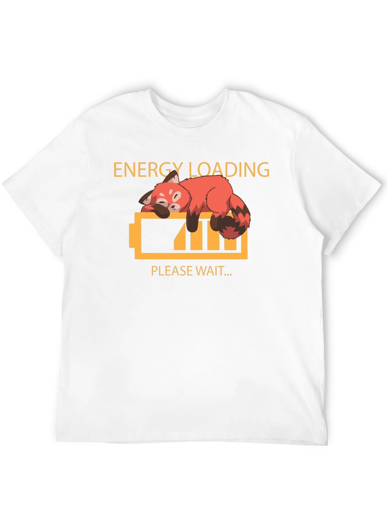 Energy Loading Red Panda Graphic T-Shirt