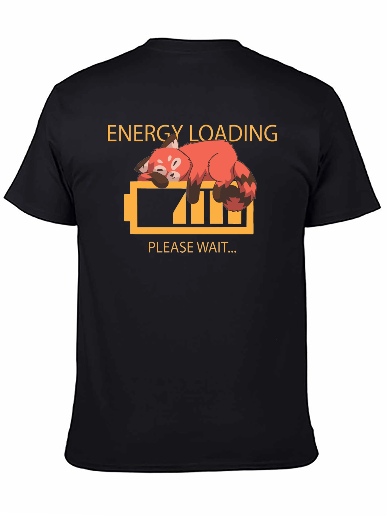 Energy Loading Red Panda Graphic T-Shirt