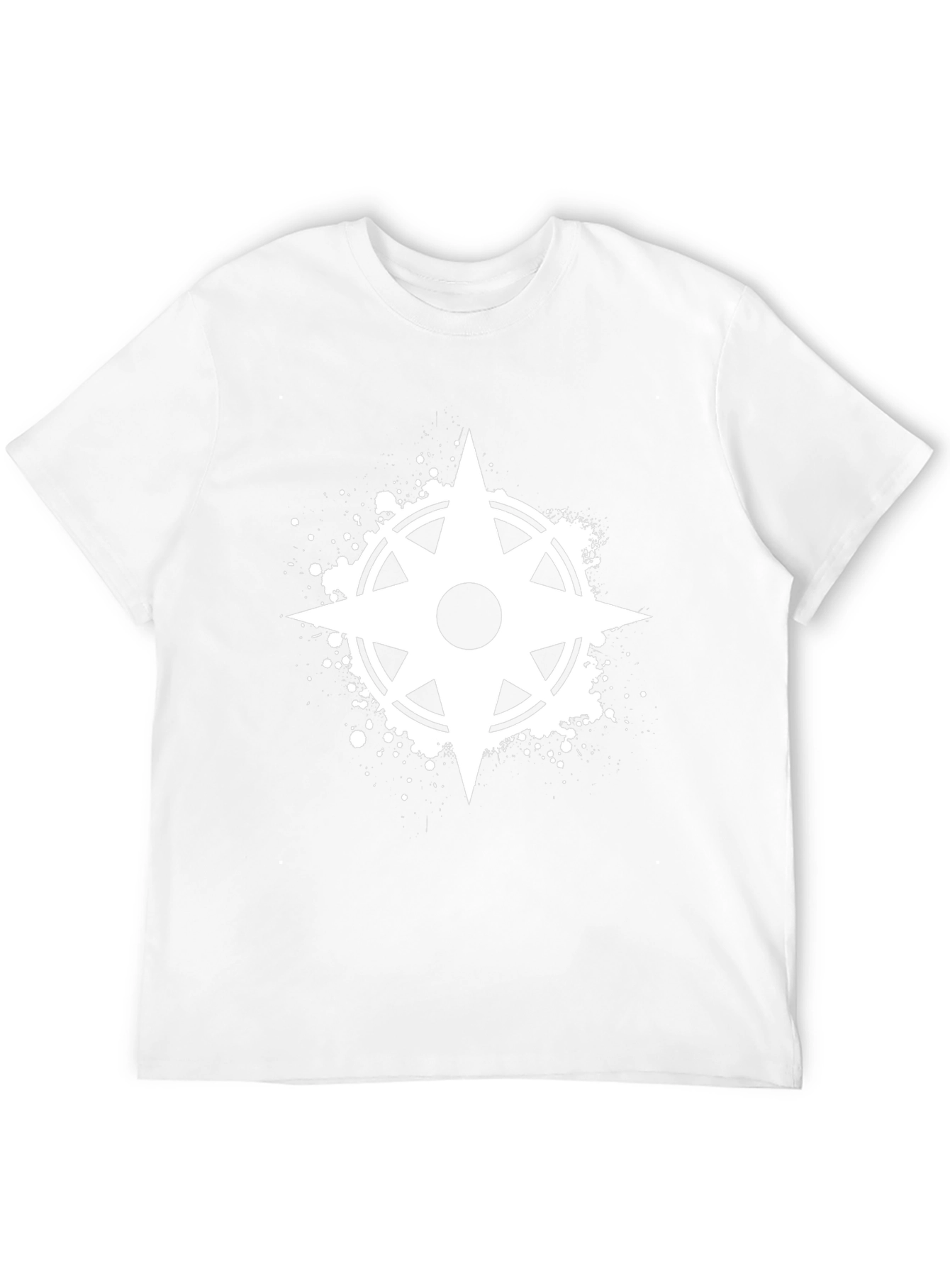 Compass Starburst Mens Black T-Shirt