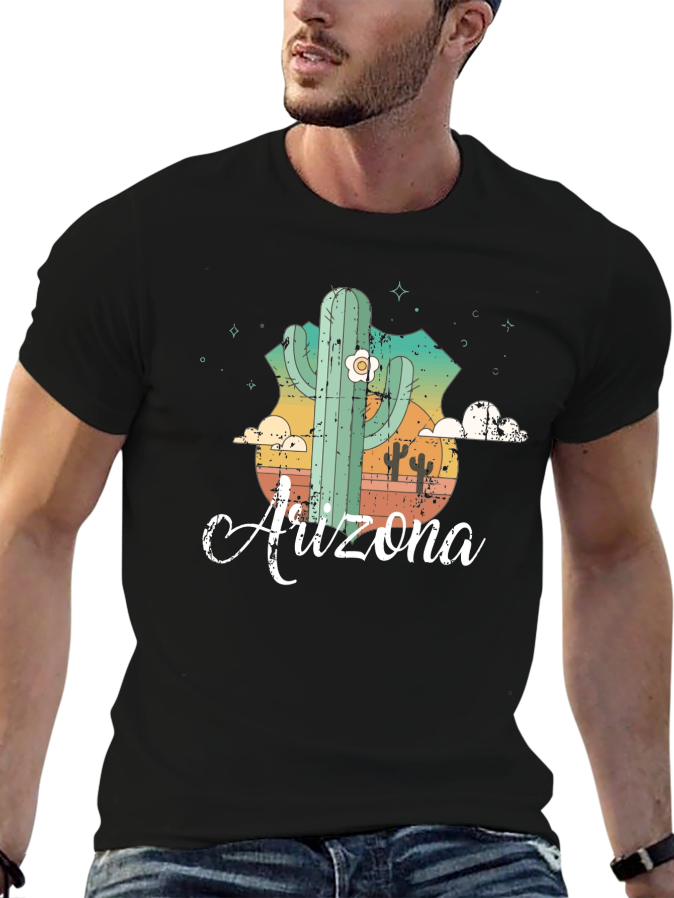Arizona Cactus Graphic T-Shirt