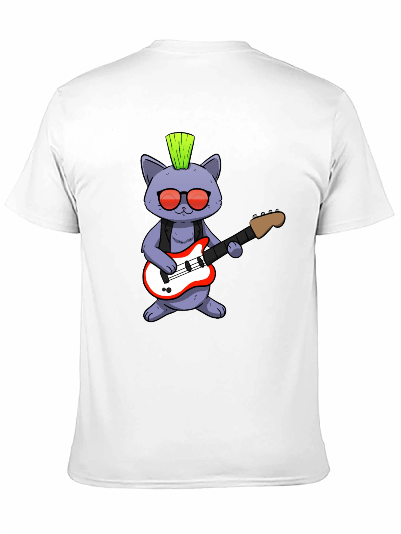 Punk Rock Cat T-Shirt
