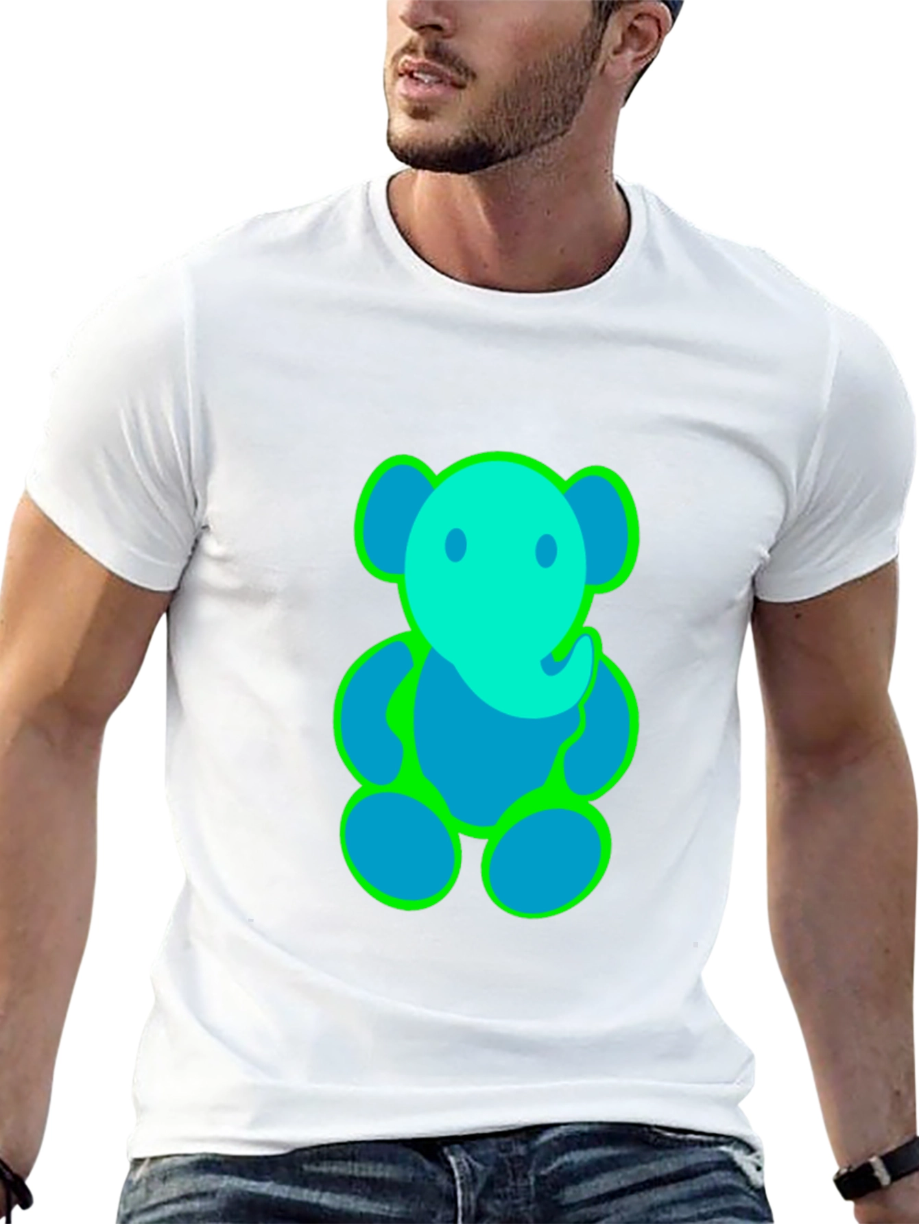Elephant Graphic T-Shirt - Soft Cotton Tee