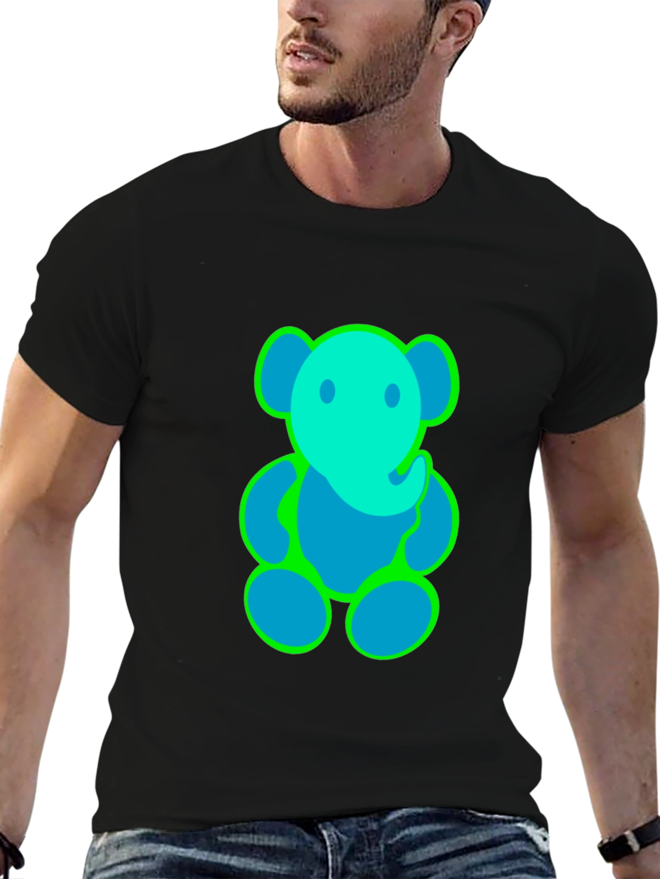 Elephant Graphic T-Shirt - Soft Cotton Tee