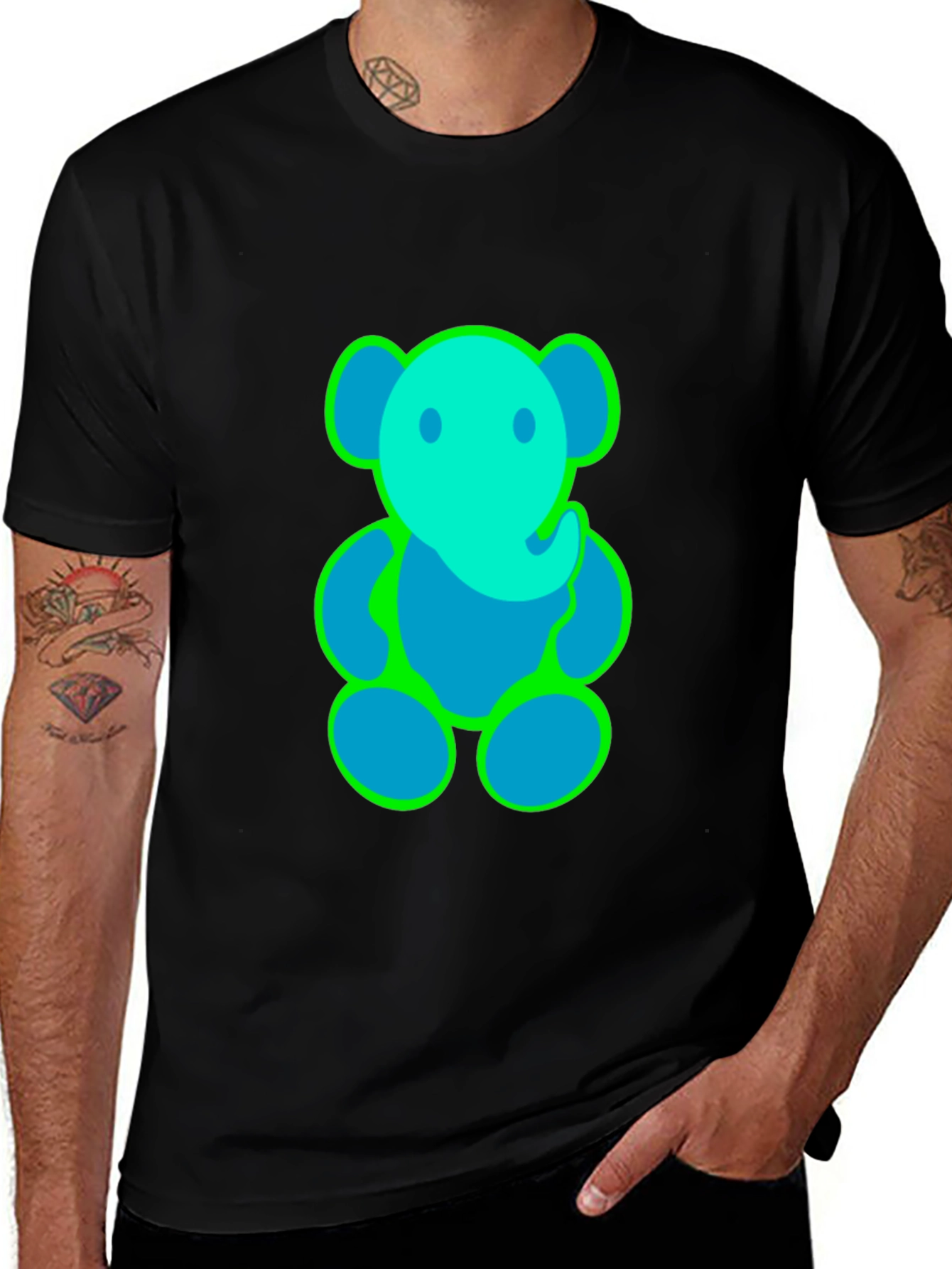 Elephant Graphic T-Shirt - Soft Cotton Tee