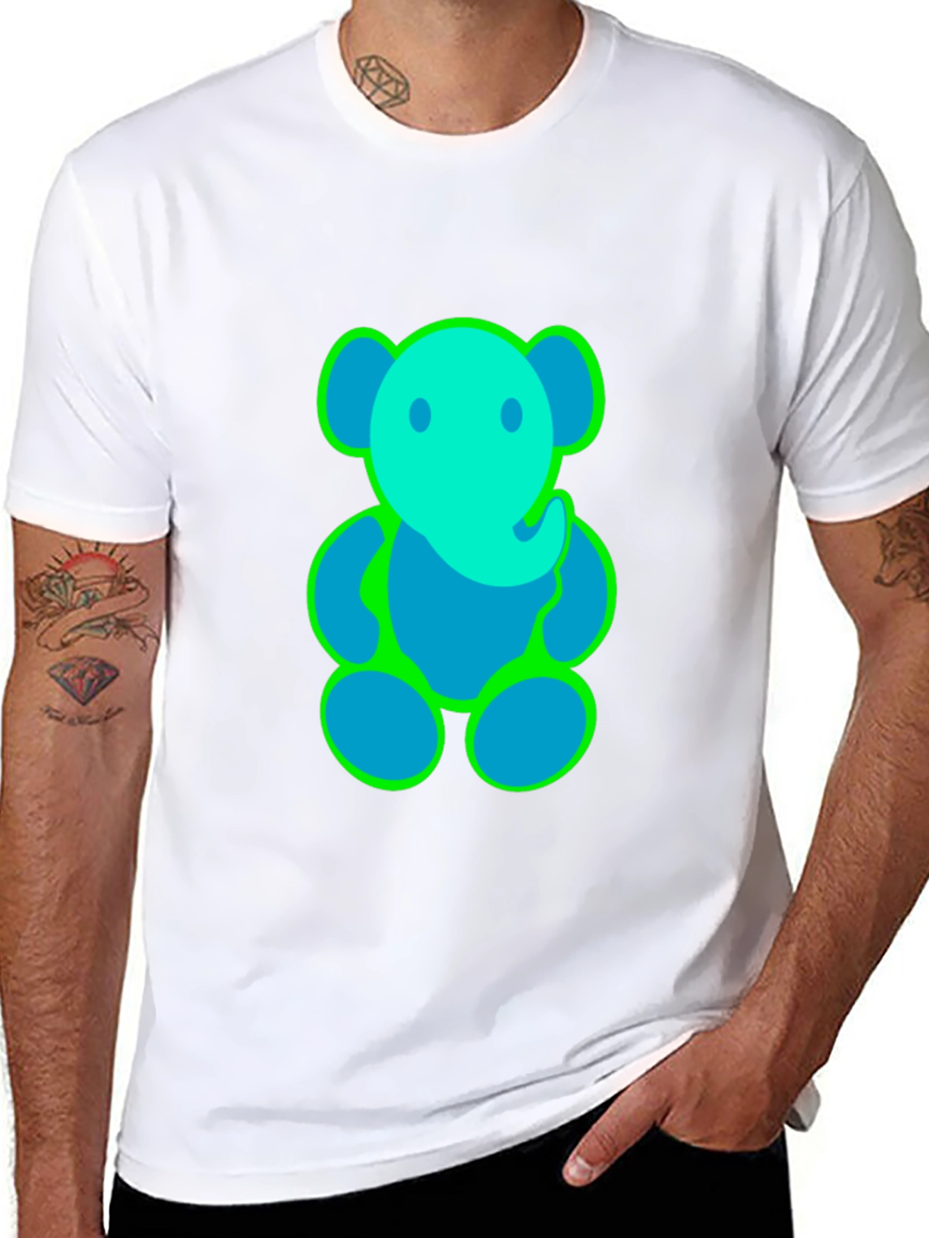 Elephant Graphic T-Shirt - Soft Cotton Tee
