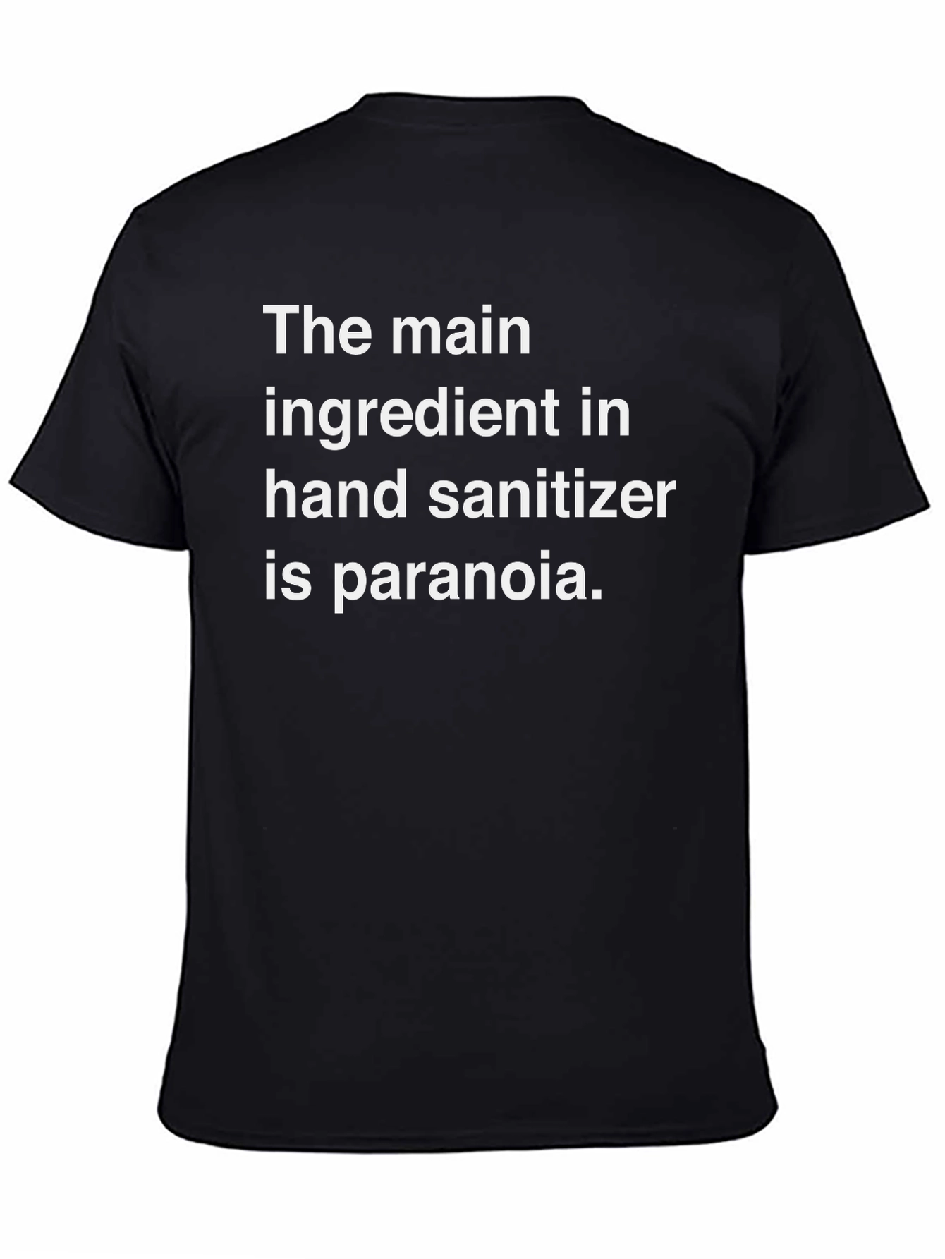 Paranoia Hand Sanitizer T-Shirt - Funny Novelty Tee