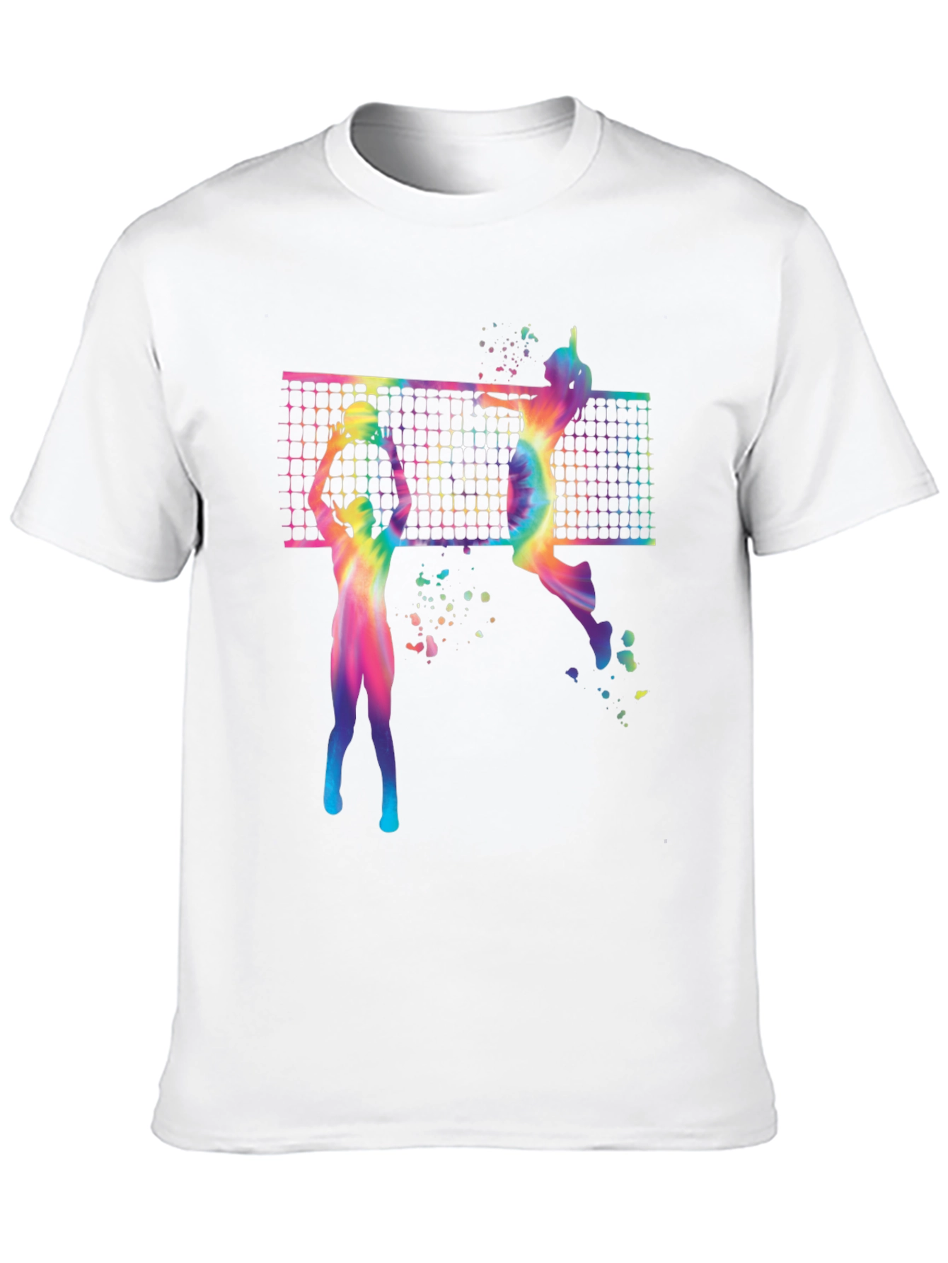 Volleyball Graphic Tee - Sporty Print T-Shirt