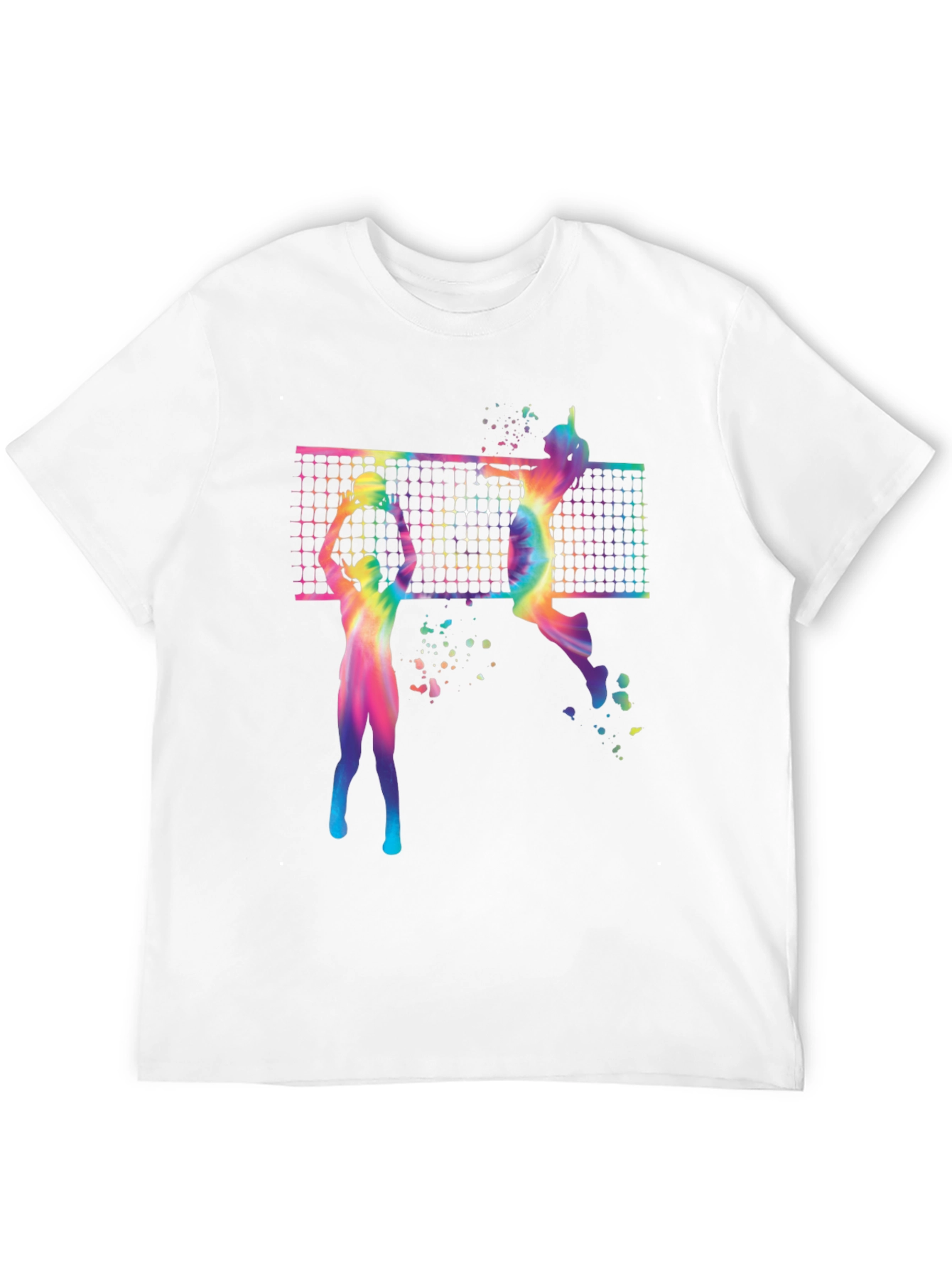 Volleyball Graphic Tee - Sporty Print T-Shirt