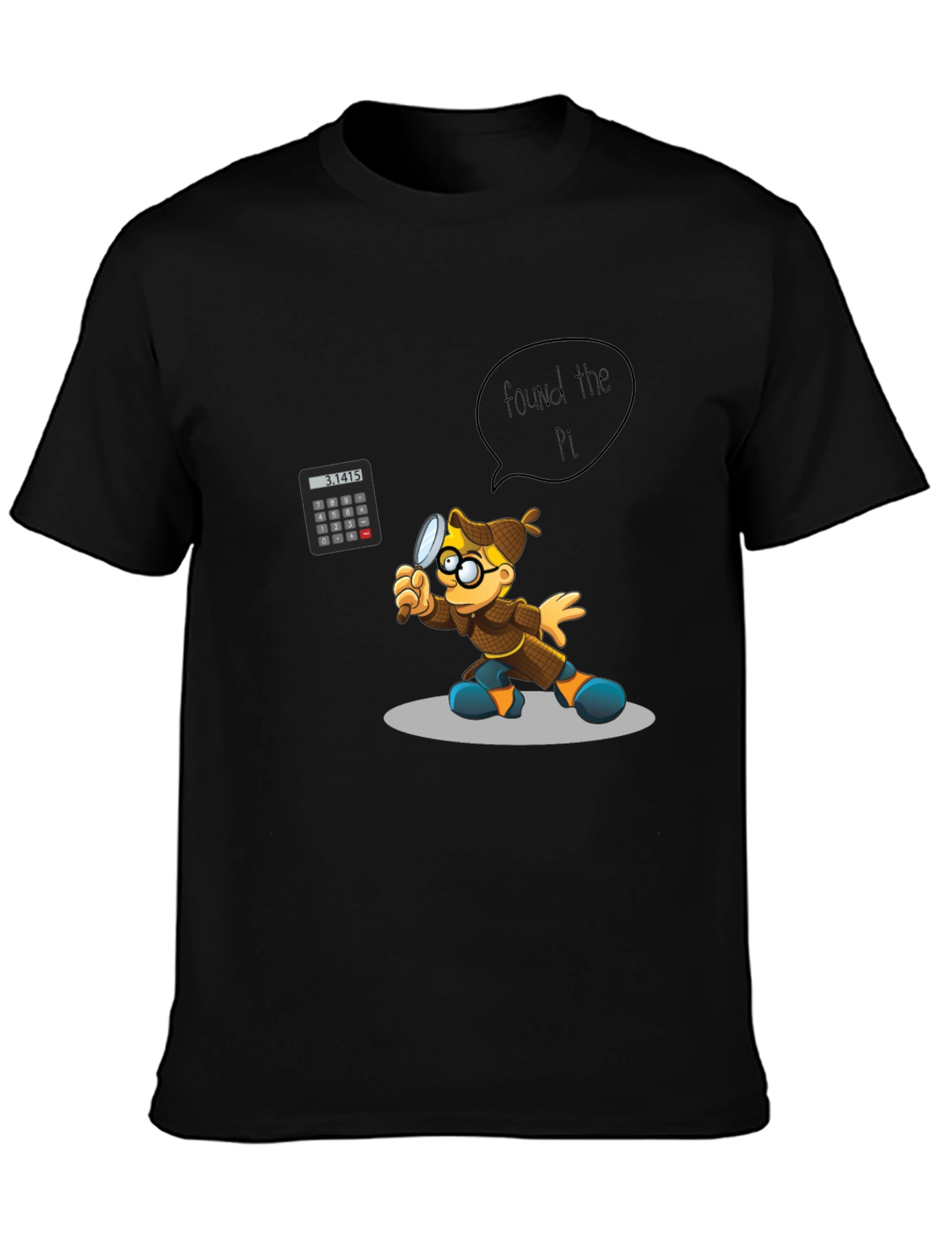 Found the Pi T-Shirt - Math Detective Design