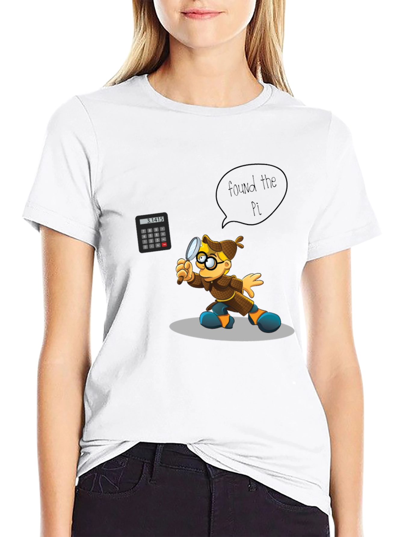 Found the Pi T-Shirt - Math Detective Design