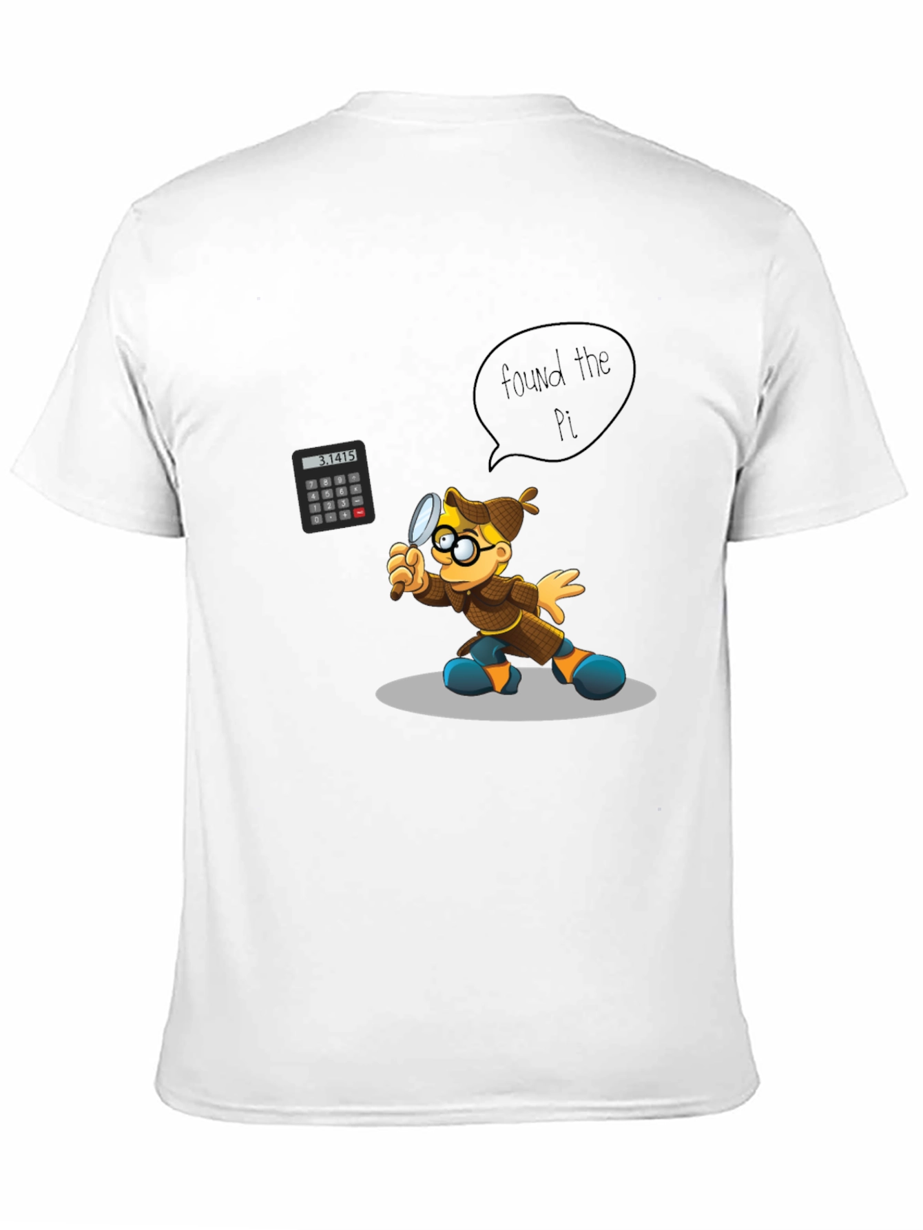 Found the Pi T-Shirt - Math Detective Design