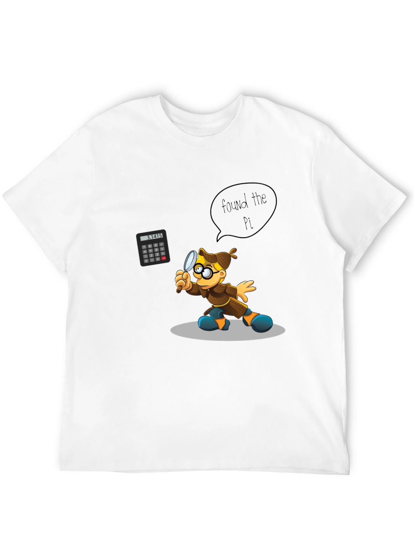 Found the Pi T-Shirt - Math Detective Design