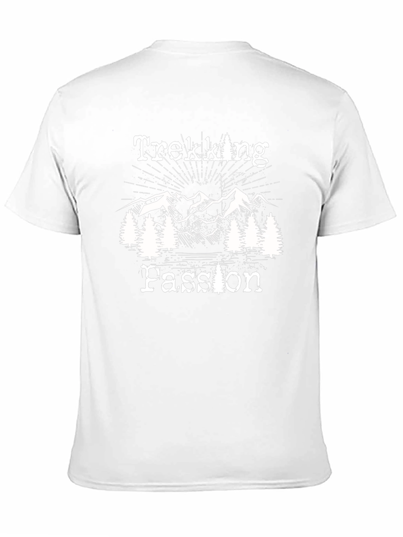 Trekking Passion Graphic T-Shirt Mountain Adventure Tee