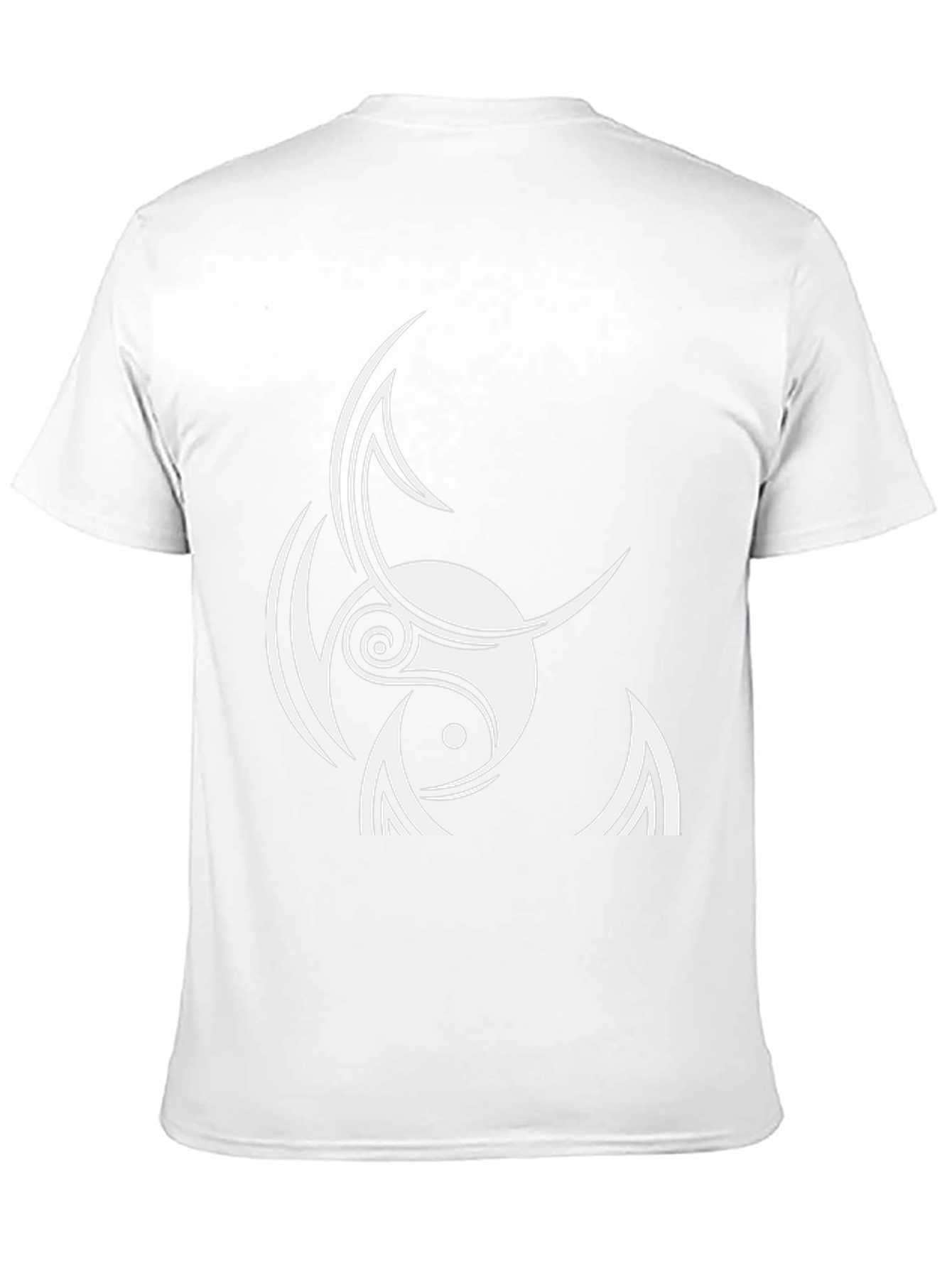 Yin Yang Tribal Design T-Shirt