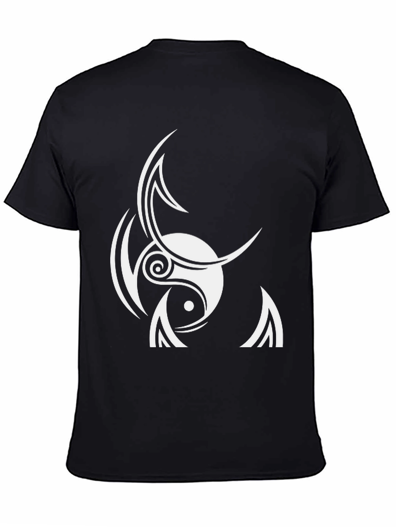 Yin Yang Tribal Design T-Shirt