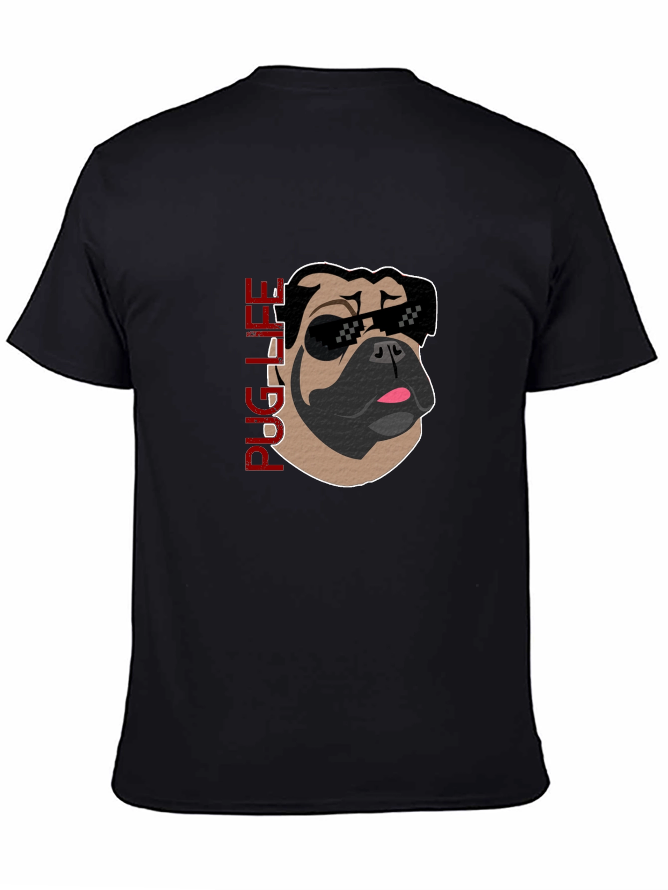 Pug Life Graphic Tee - Cool Dog T-Shirt