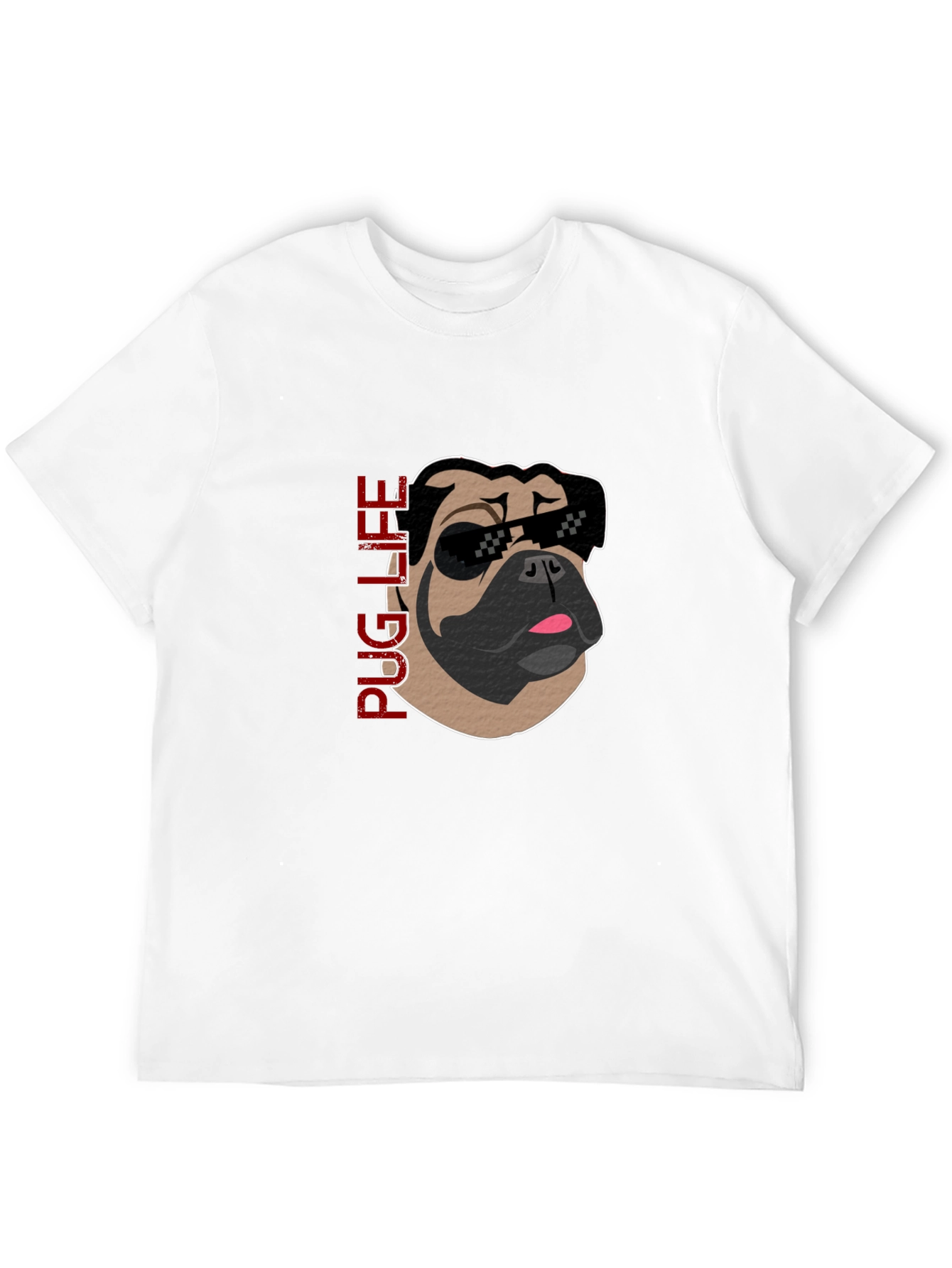 Pug Life Graphic Tee - Cool Dog T-Shirt