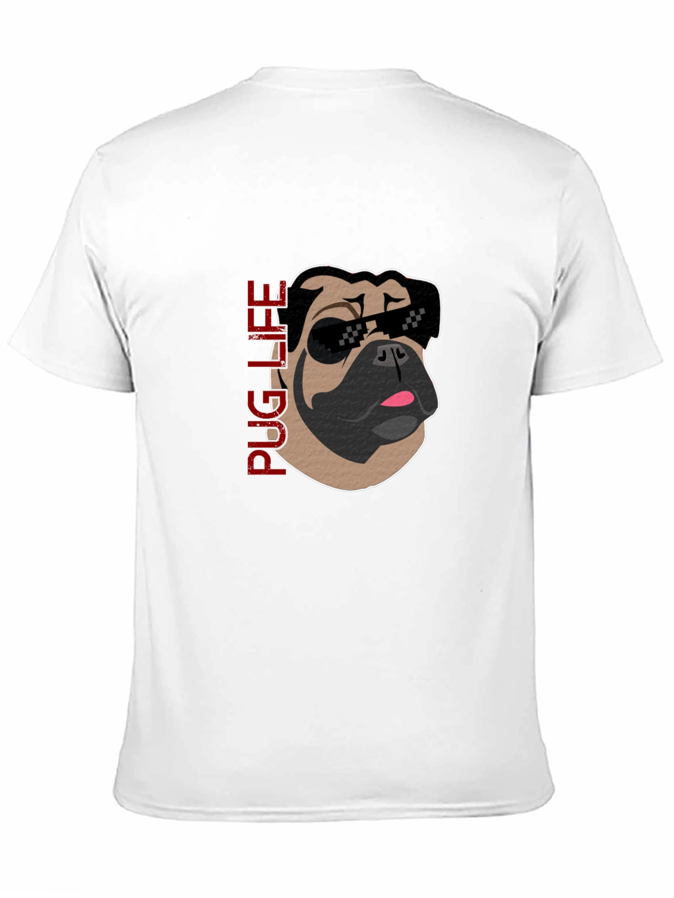 Pug Life Graphic Tee - Cool Dog T-Shirt
