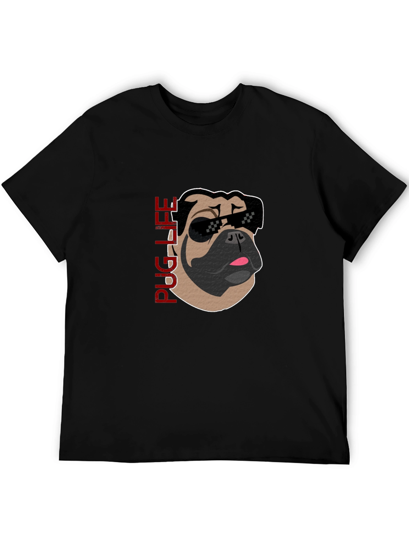 Pug Life Graphic Tee - Cool Dog T-Shirt