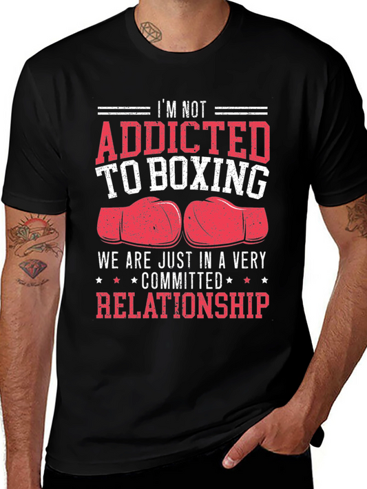 Boxing Addiction T-Shirt - Funny Boxer Tee