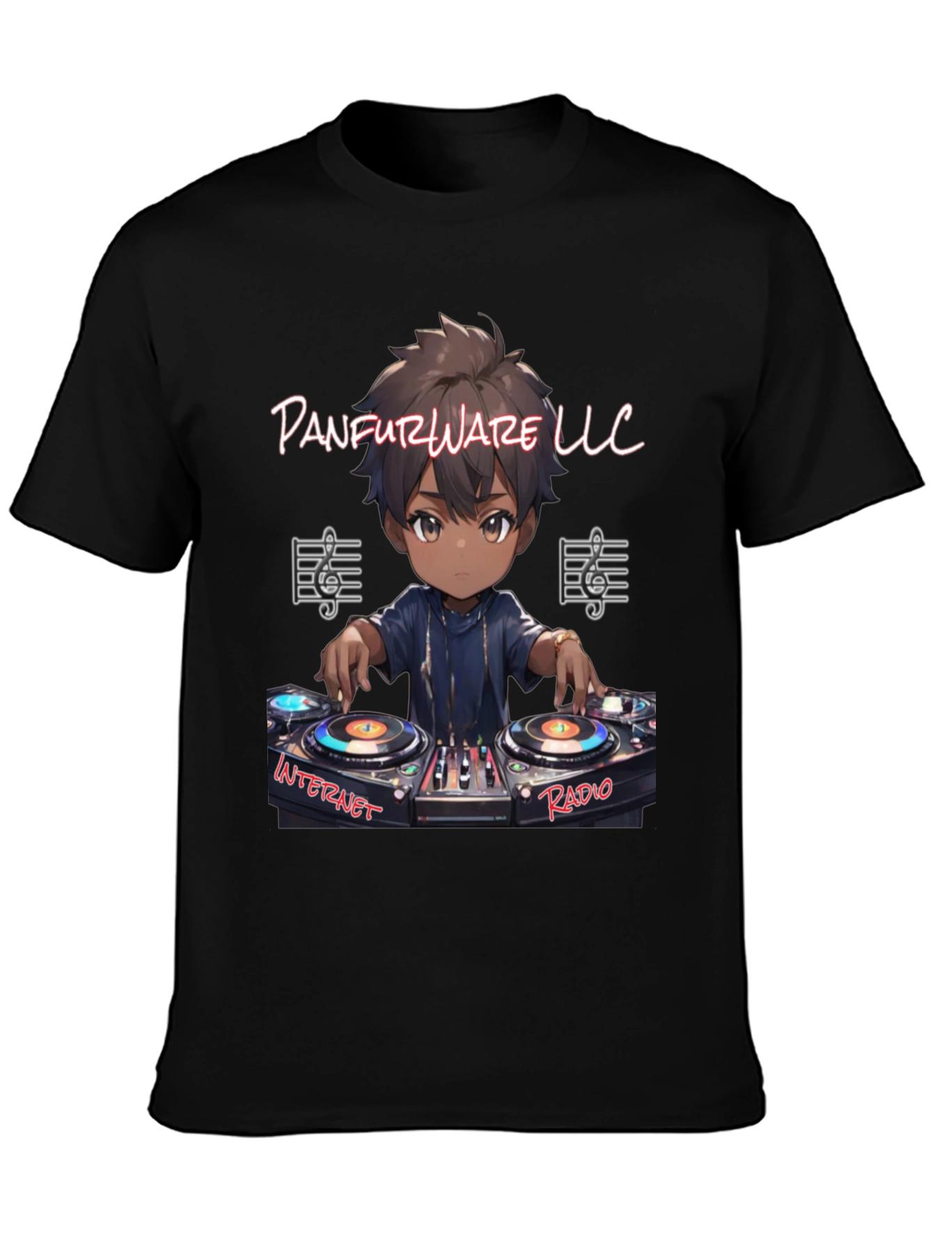 Panfurware LLC DJ Anime Graphic Tee