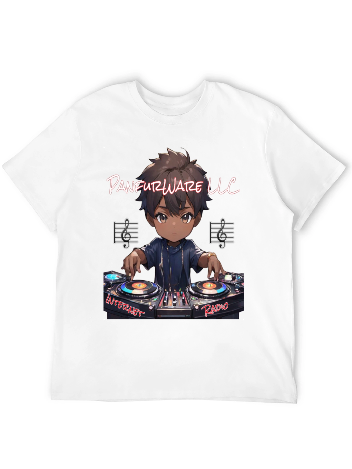 Panfurware LLC DJ Anime Graphic Tee
