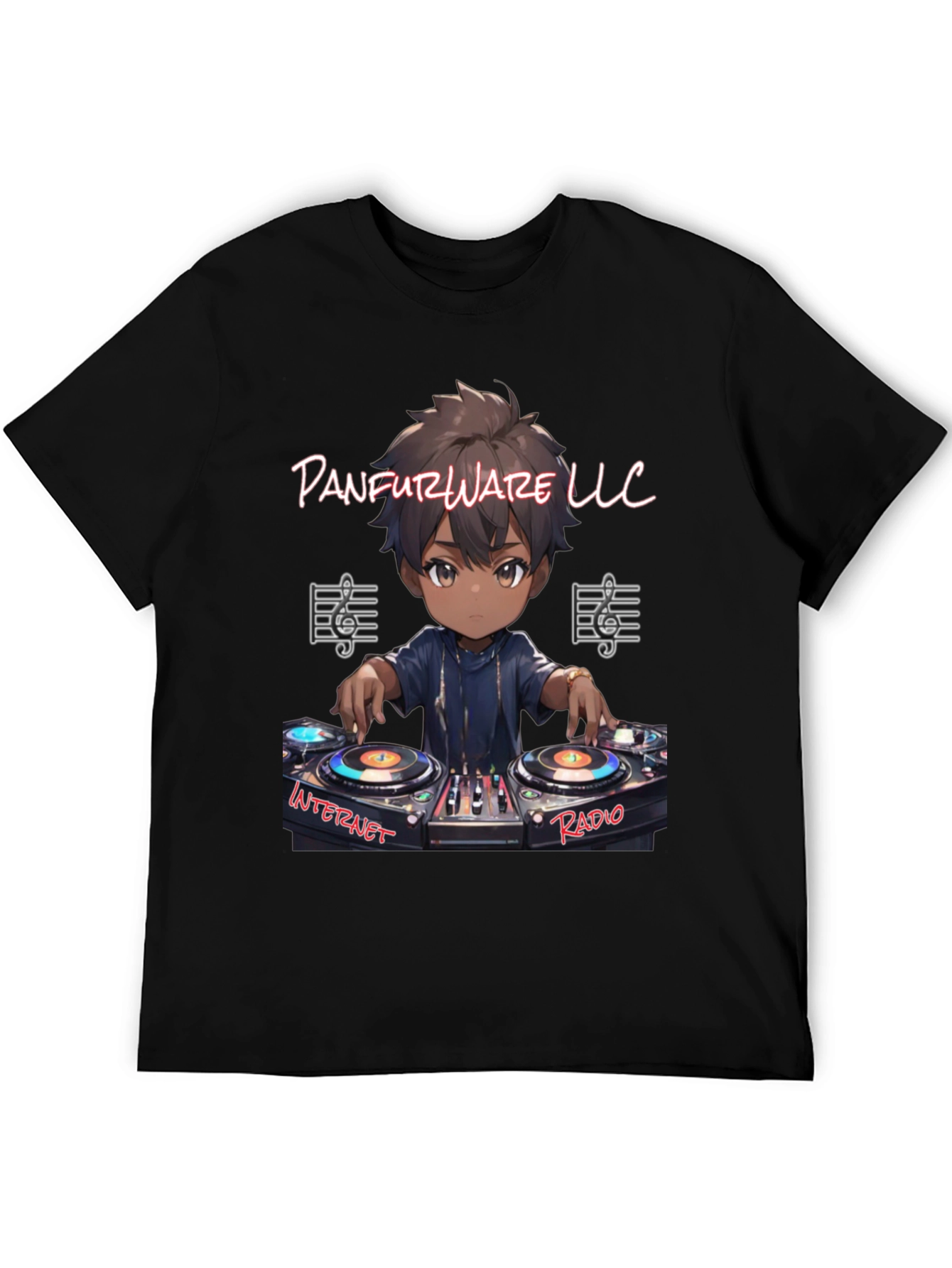 Panfurware LLC DJ Anime Graphic Tee