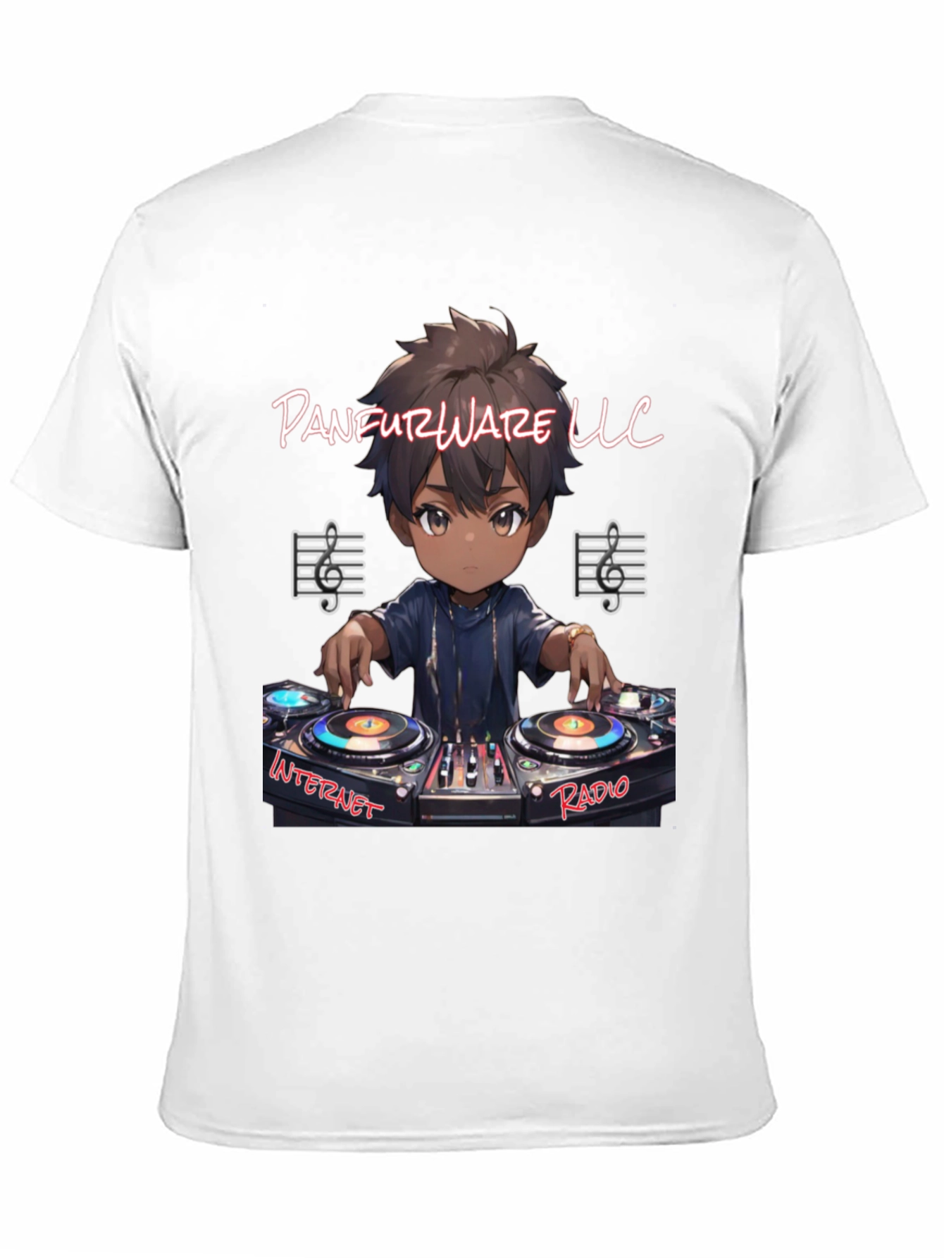 Panfurware LLC DJ Anime Graphic Tee