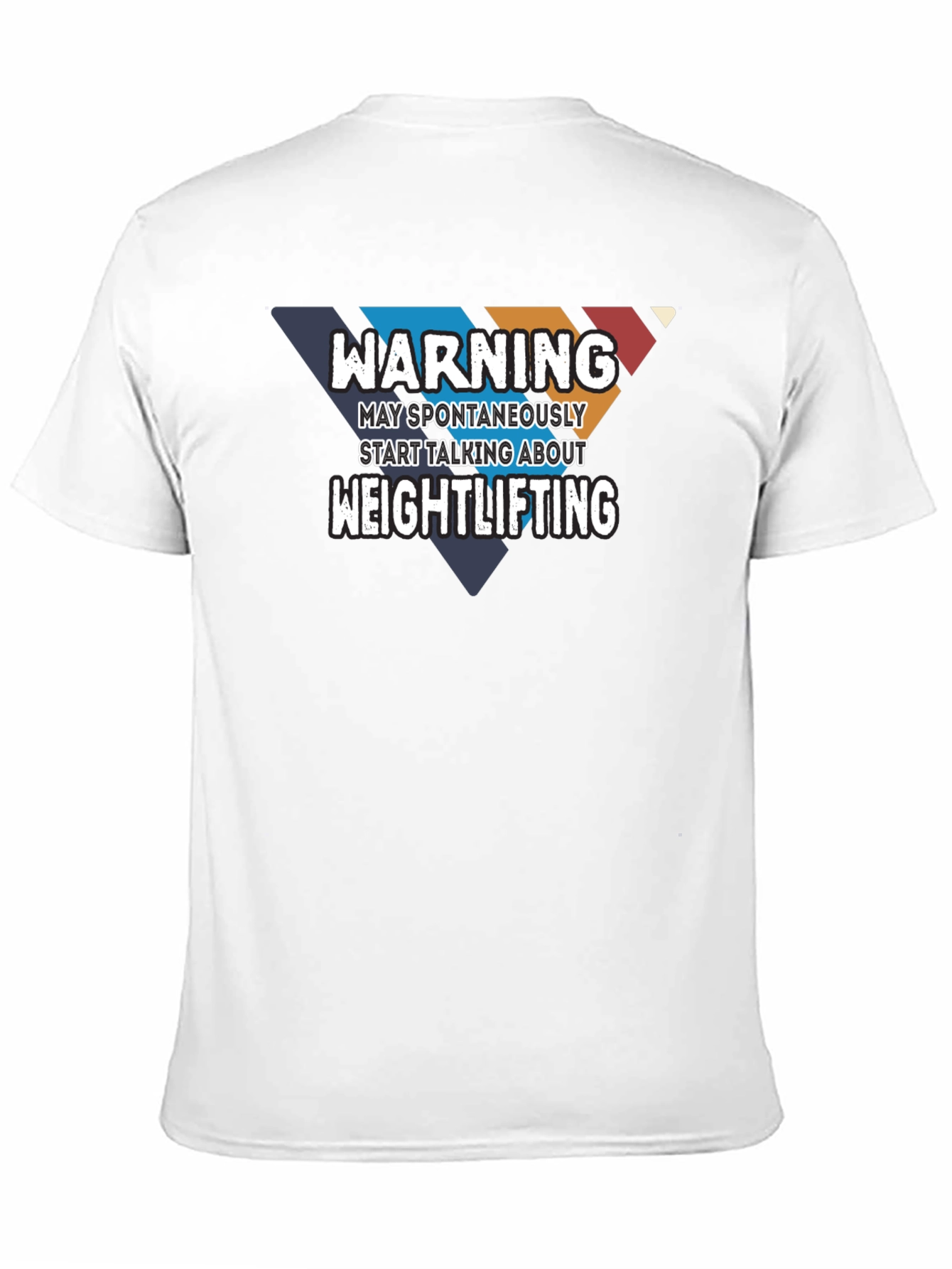 Warning Weightlifting Graphic Tee - Gym Humor T-Shirt