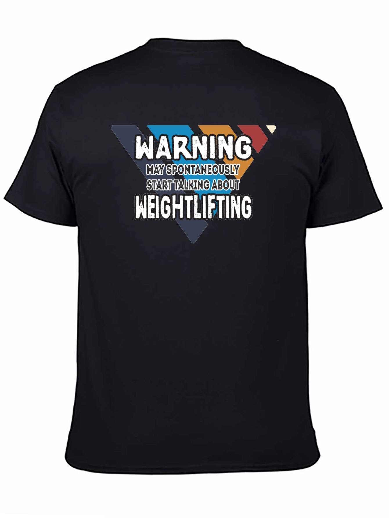 Warning Weightlifting Graphic Tee - Gym Humor T-Shirt