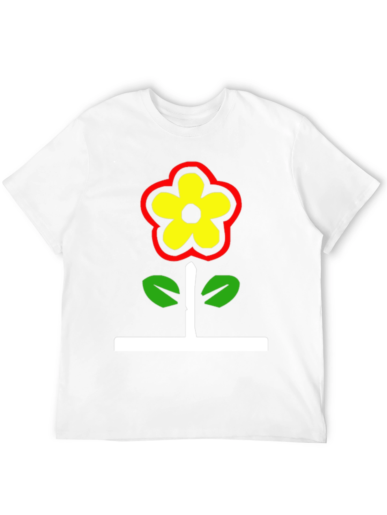 Retro Flower Graphic Tee - Black