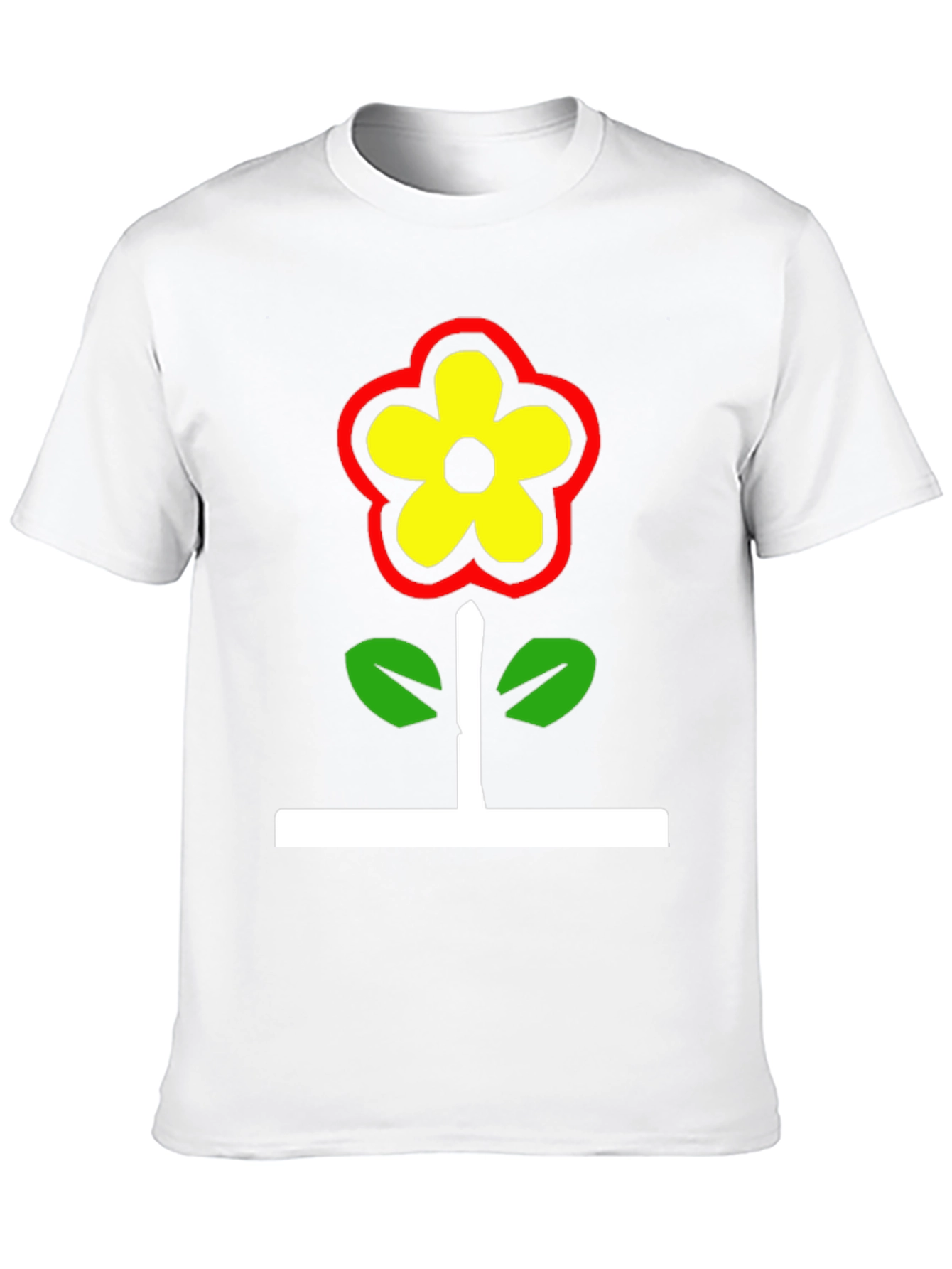 Retro Flower Graphic Tee - Black