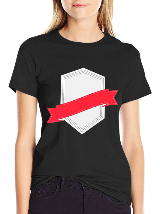 Black T-Shirt with Graphic Print