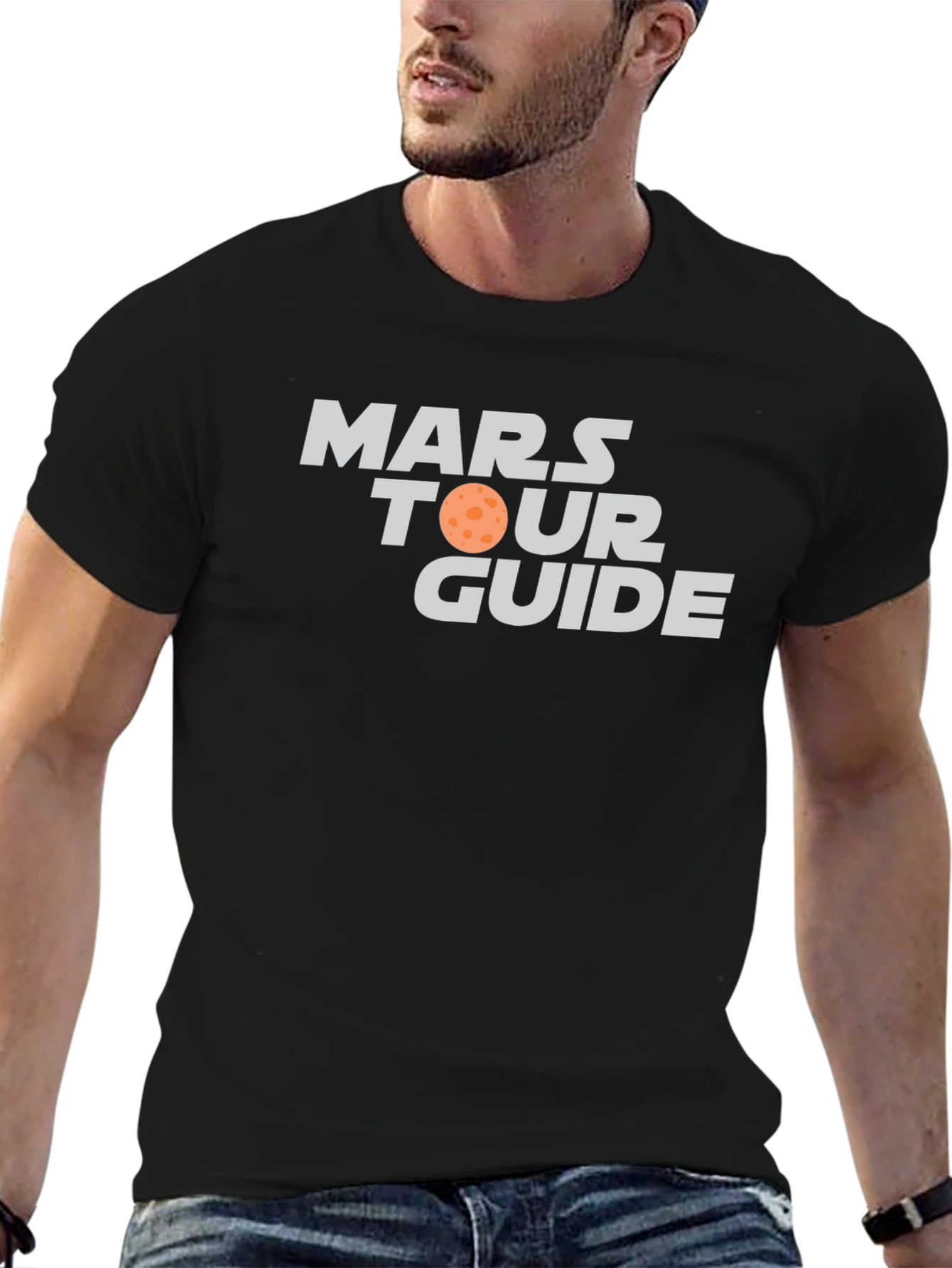 Mars Tour Guide Black T-Shirt